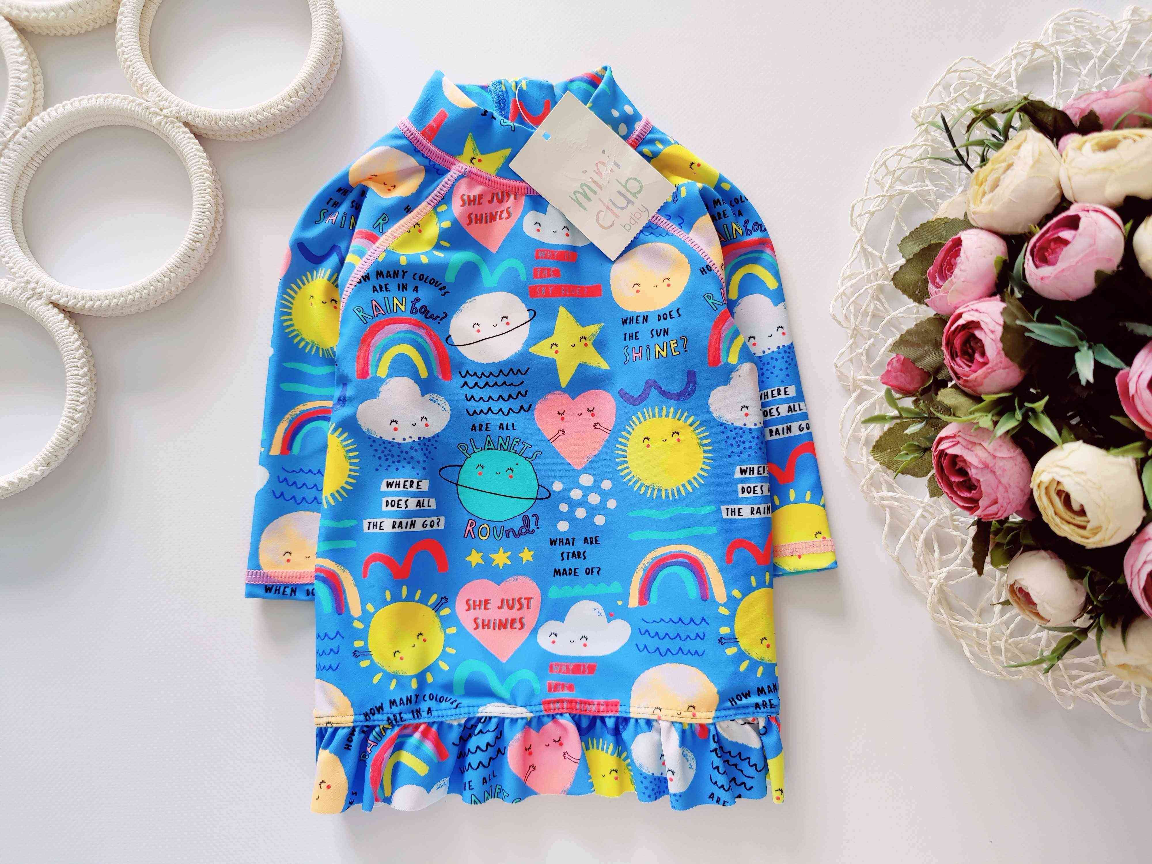 18,24 міс, зріст 86,92 Нова сонцезахисна футболка