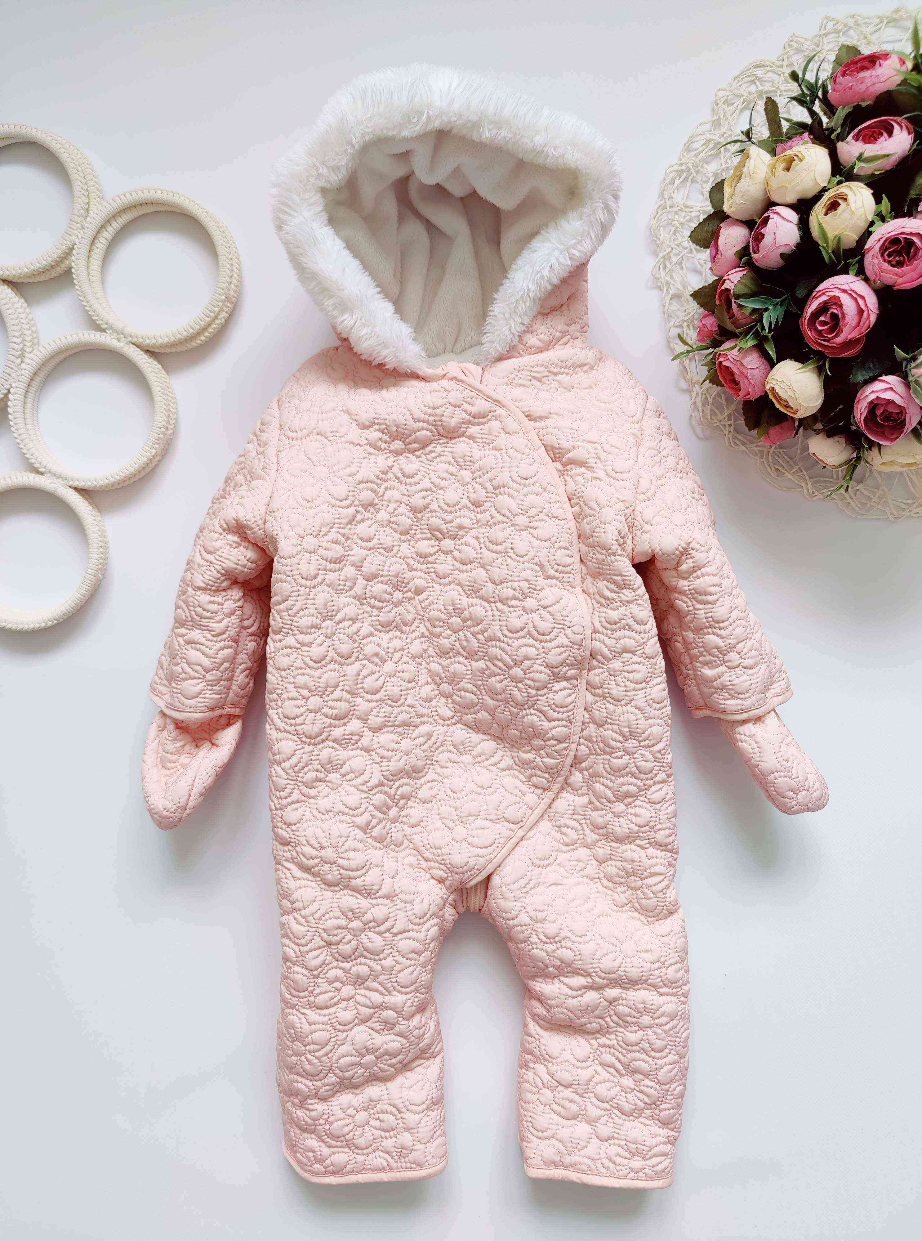 6,9 міс, зріст 73 Теплий комбінезон