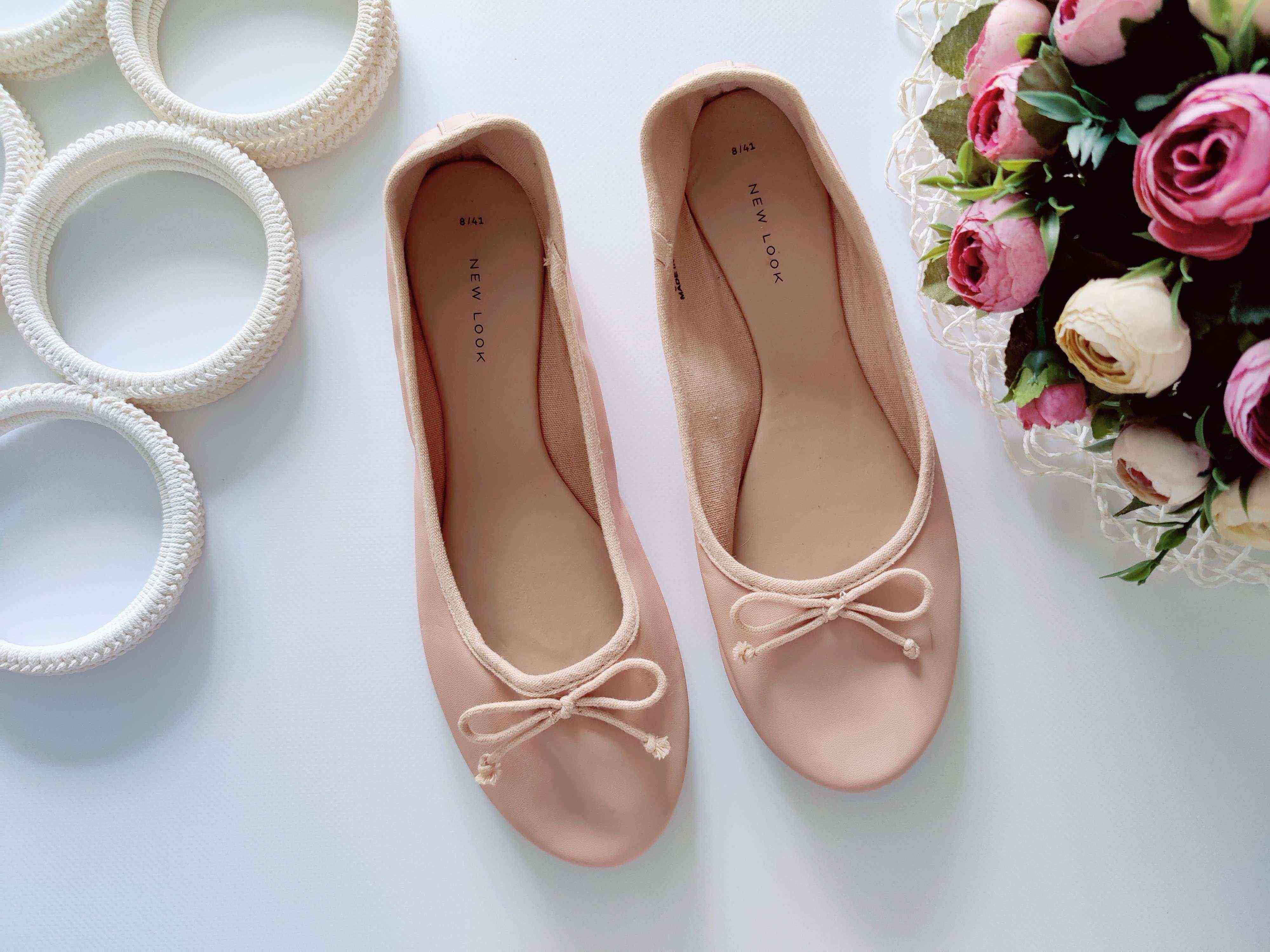 41 (26,5 см) Балетки колір пудри