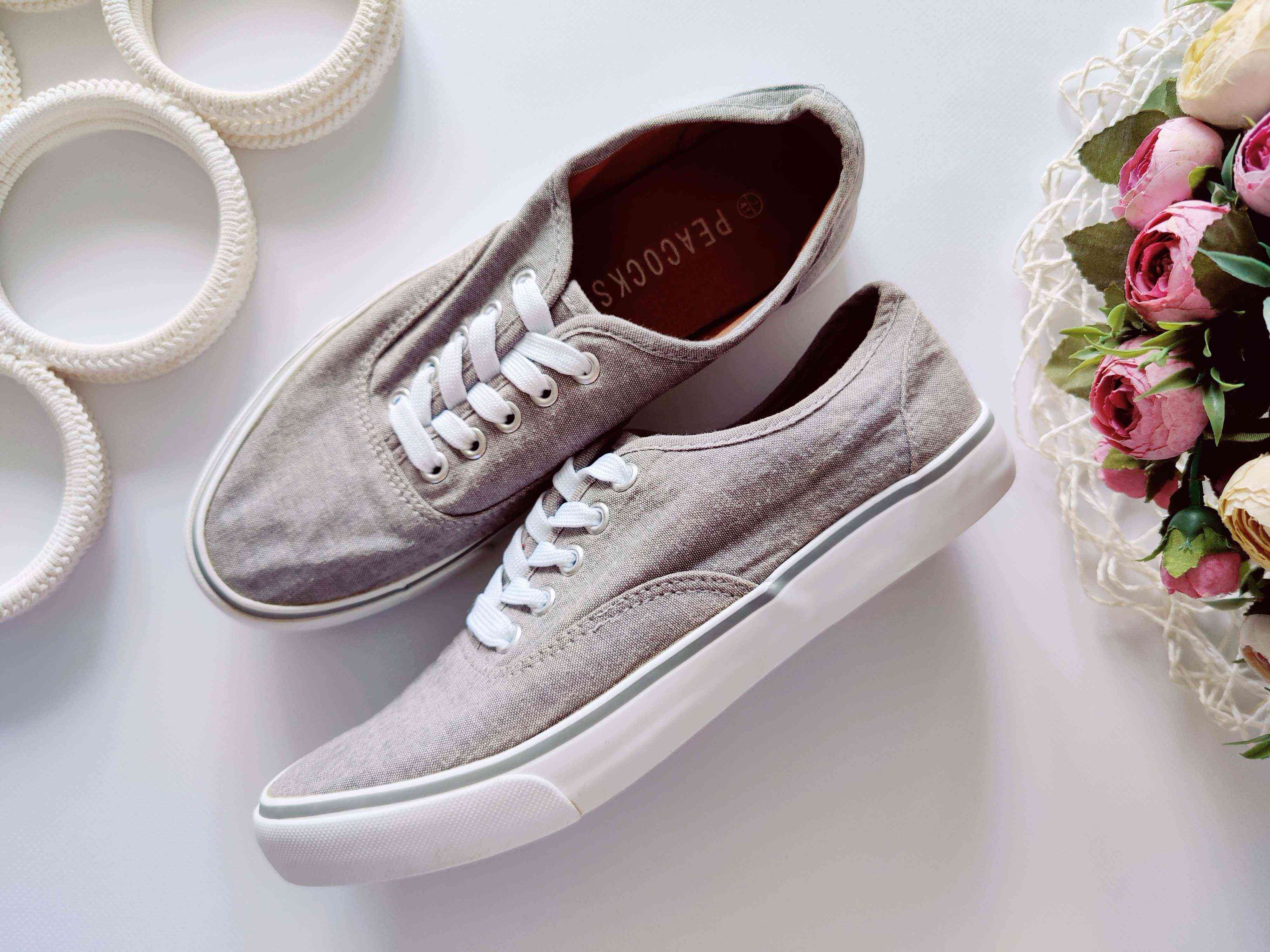 40-41 (26 см) Сірі кеди