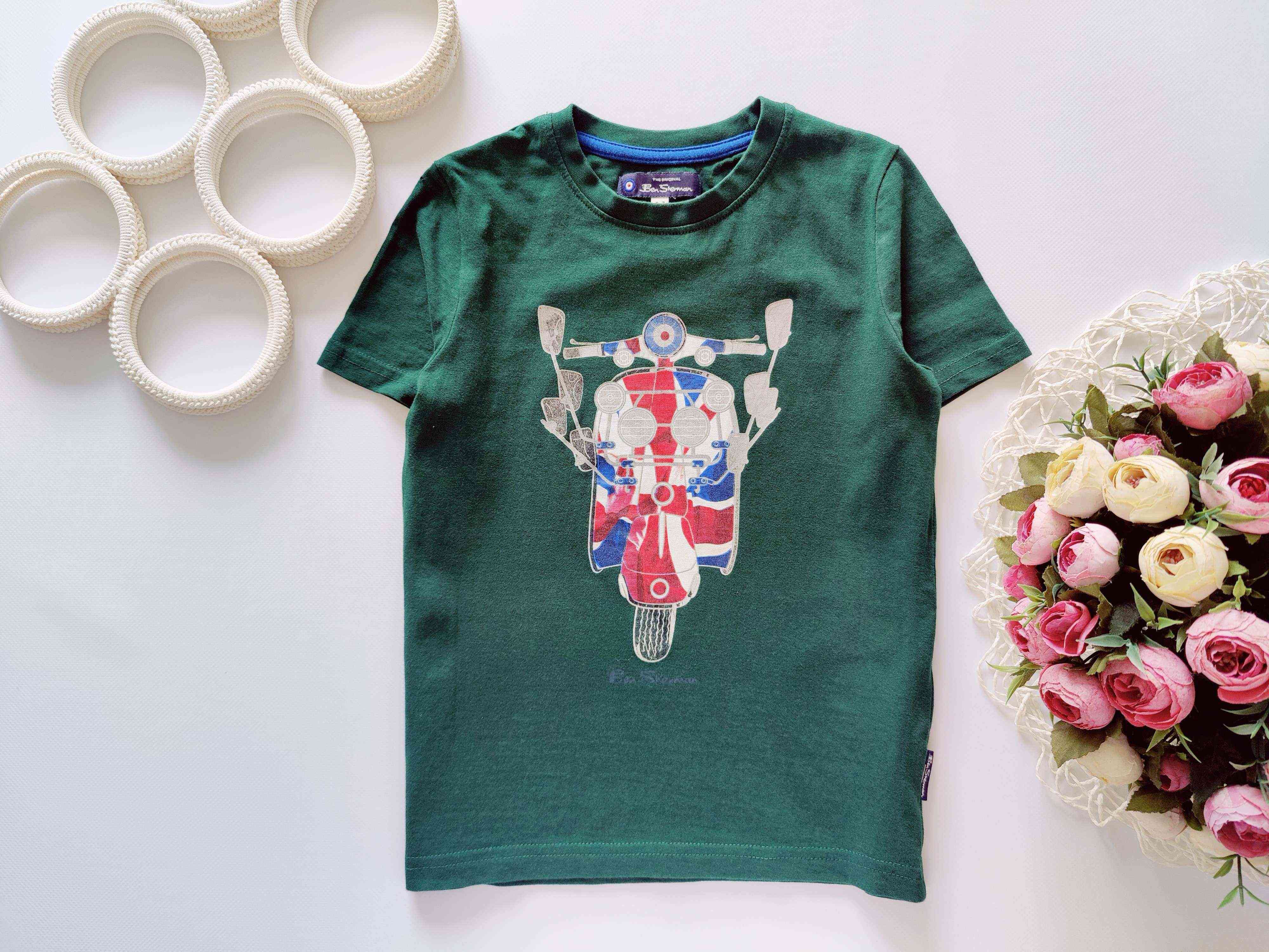 6,7 років, зріст 116,122 Футболка з байком Ben Sherman