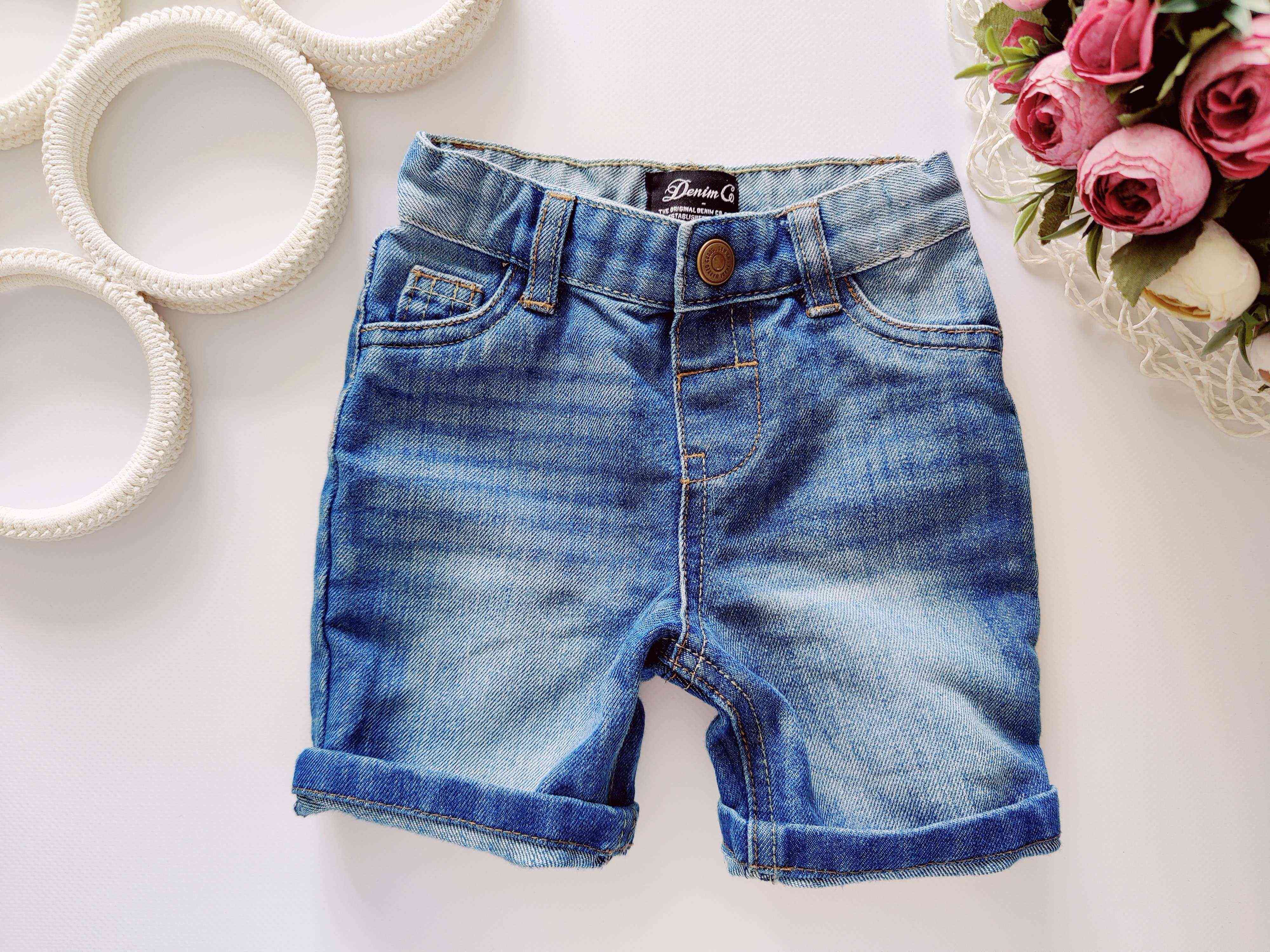 9,12 міс, зріст 80 Джинсові шорти