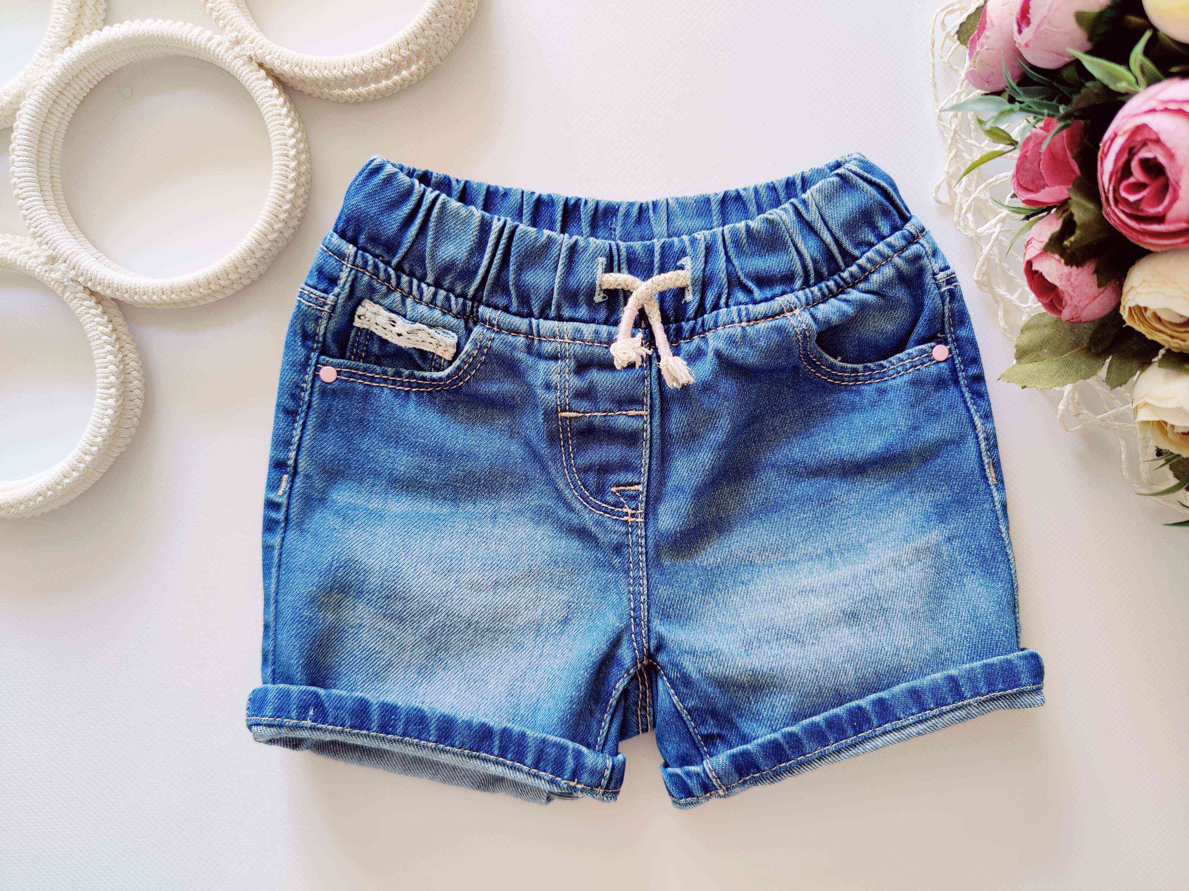 12,18 міс зріст 86 Джинсові шорти для дівчинки