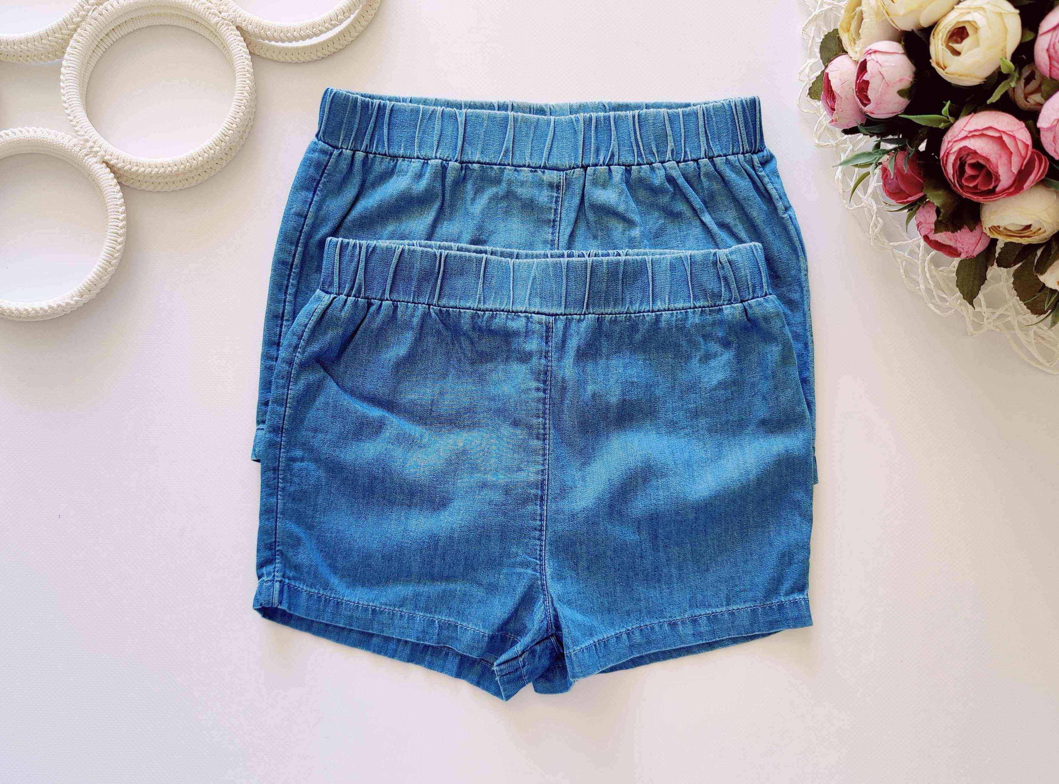 18,24 мес, рост 92 Легкие шорты для девочки