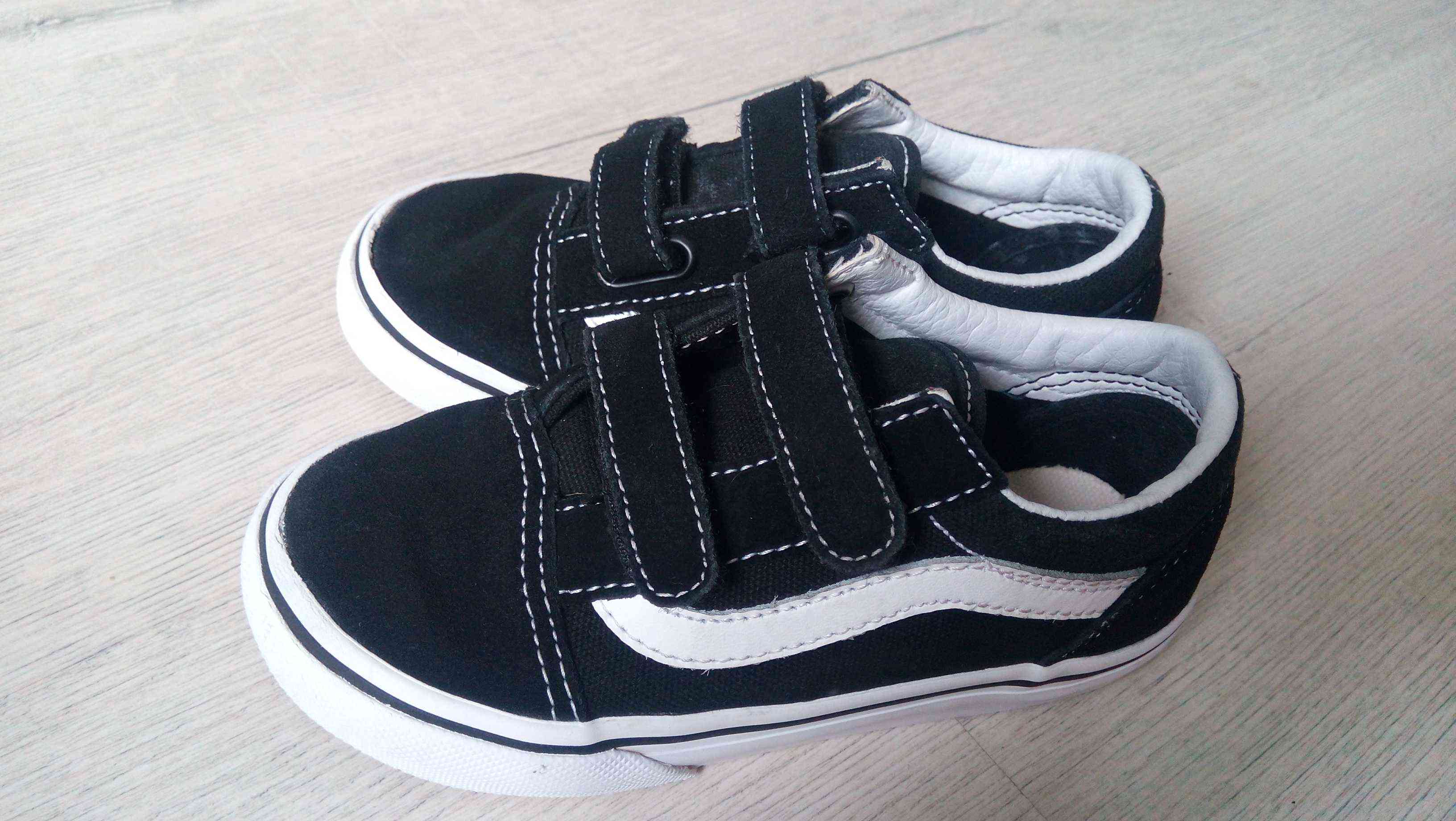 26 (16,5 см) Vans (Ванс) Шкіряні кеди для хлопчика Кросівки