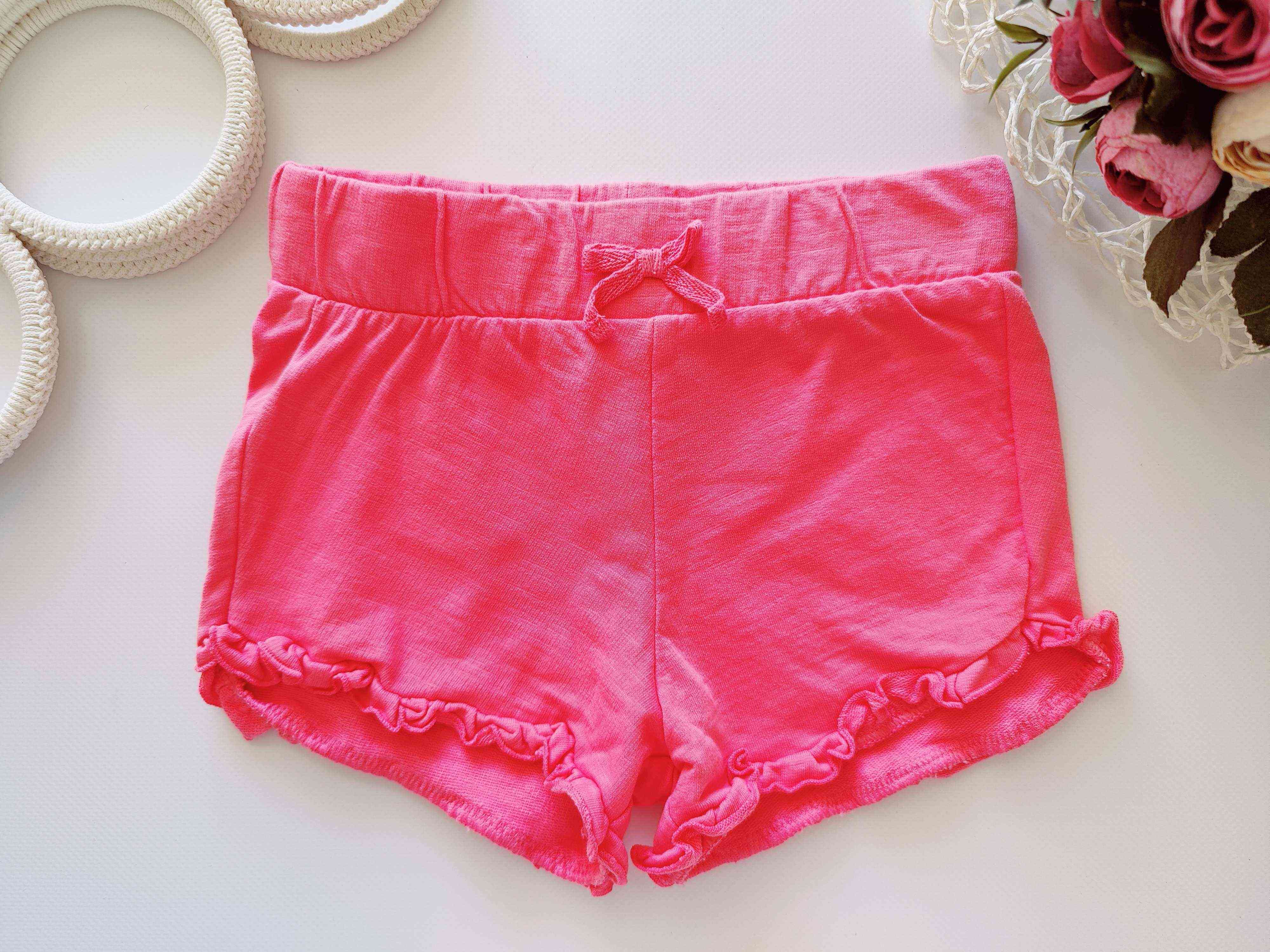 12,18 мес рост 86 Нові рожеві шорти для дівчинки