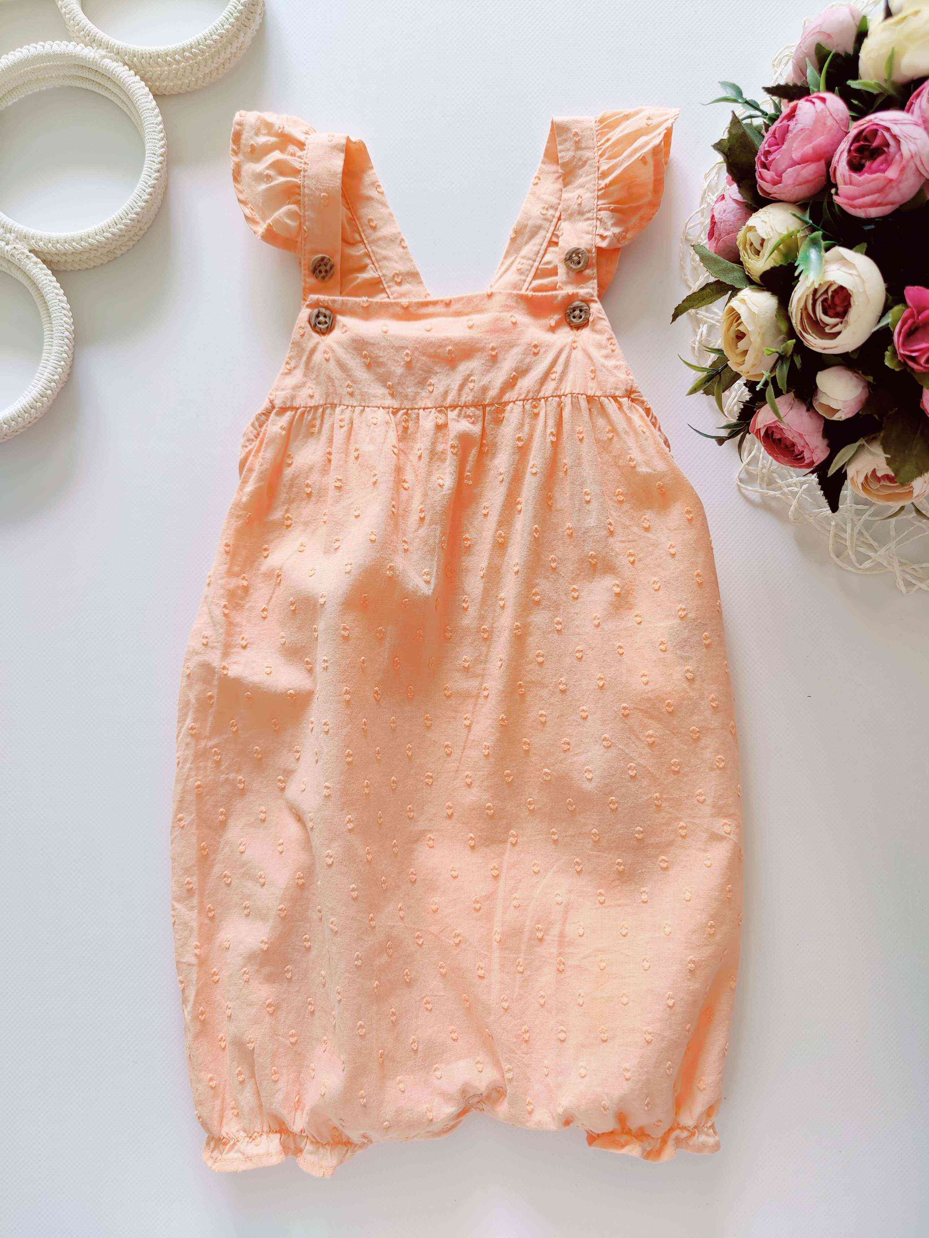 12,18 мес, рост 86 Новый летний воздушный ромпер