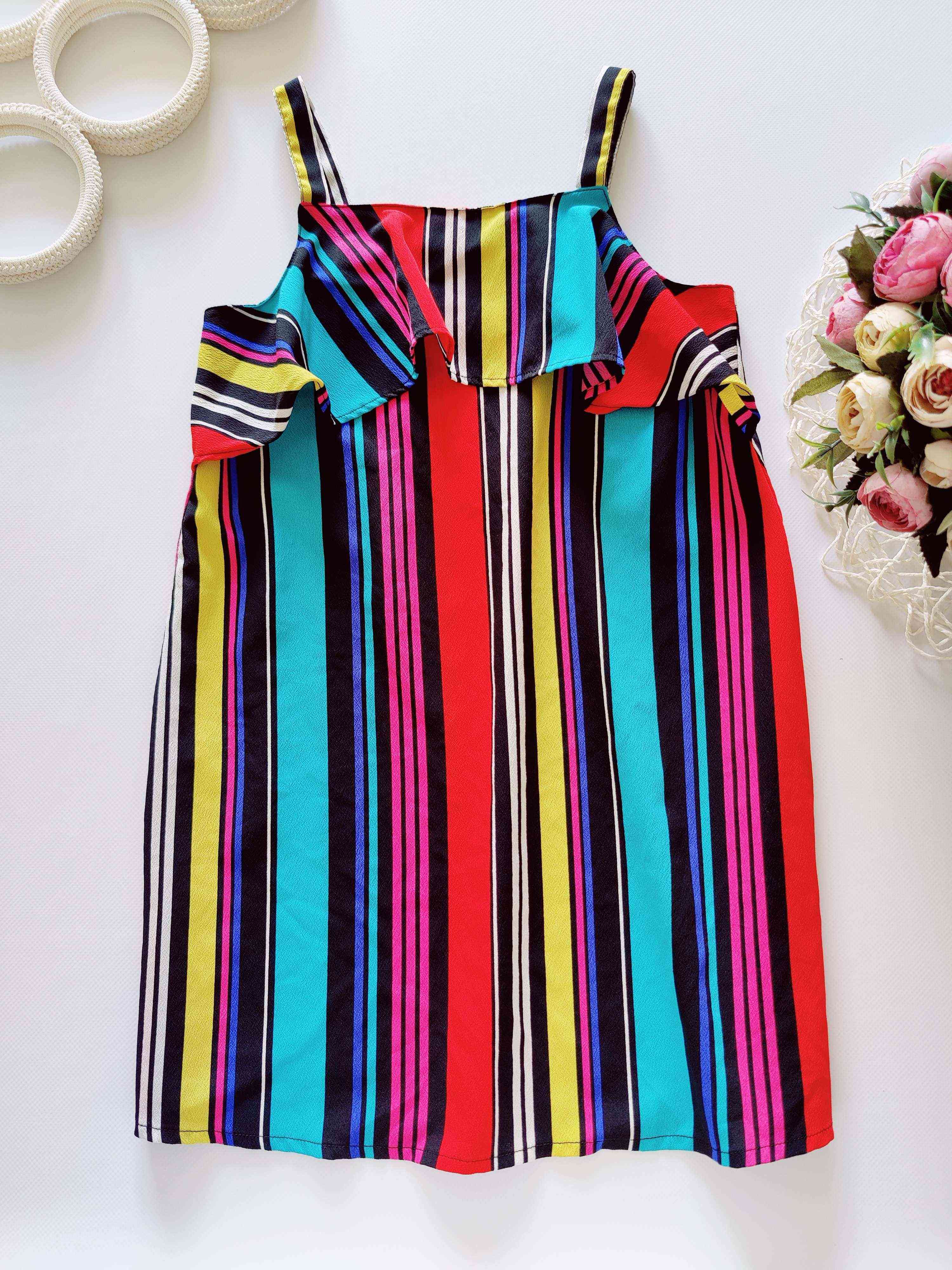 6,7 років, зріст 116,122 Смугастий сарафан