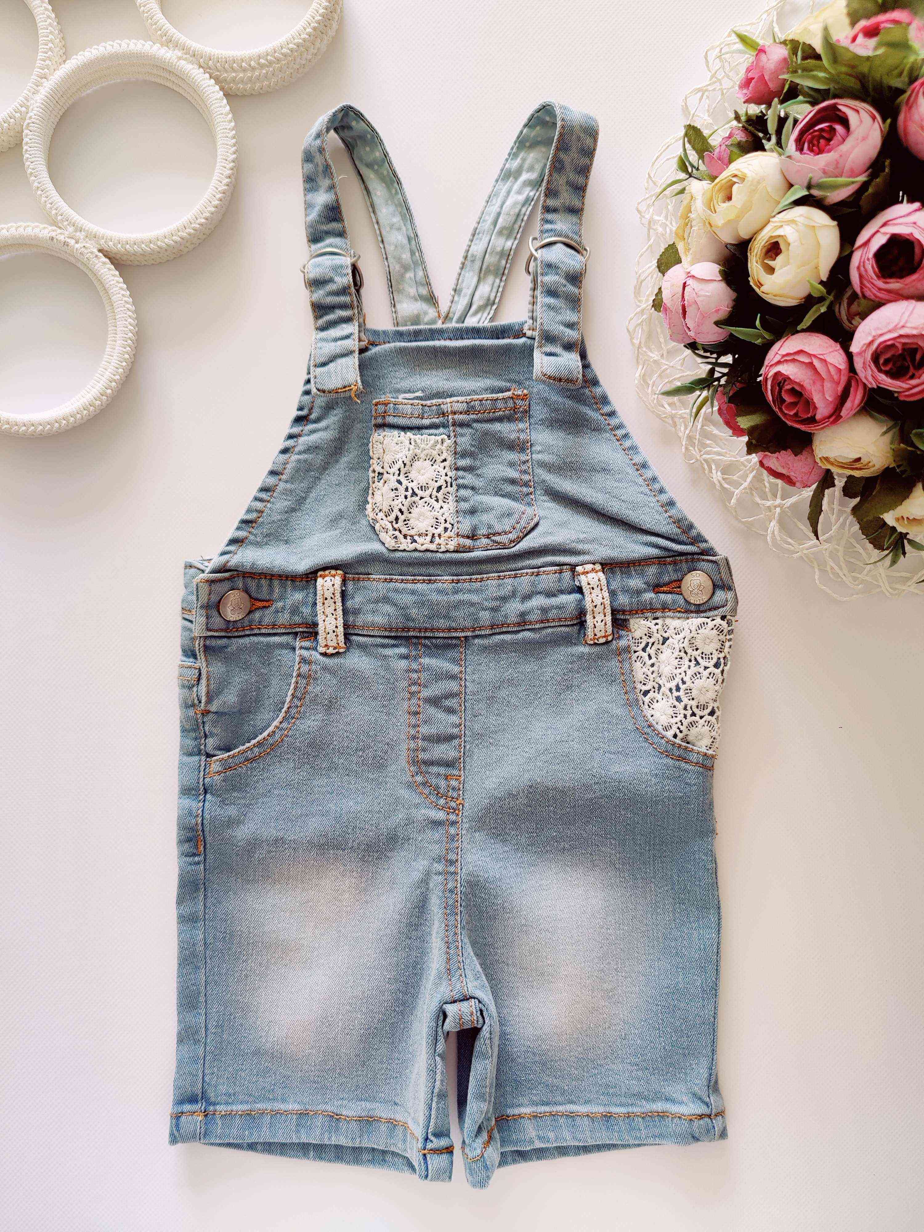 2,3 роки, зріст 98 Джинсовий комбінезон