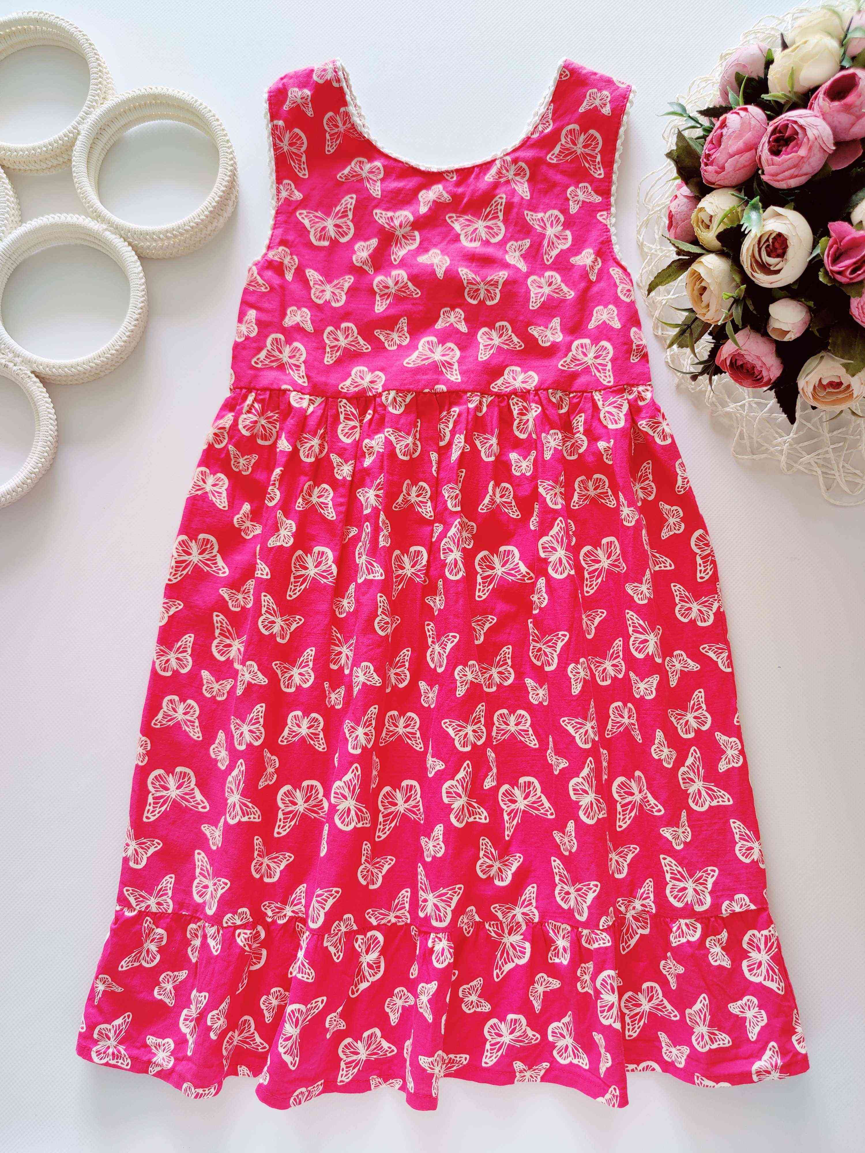 5,6 років, зріст 116 Бавовняна літня сукня