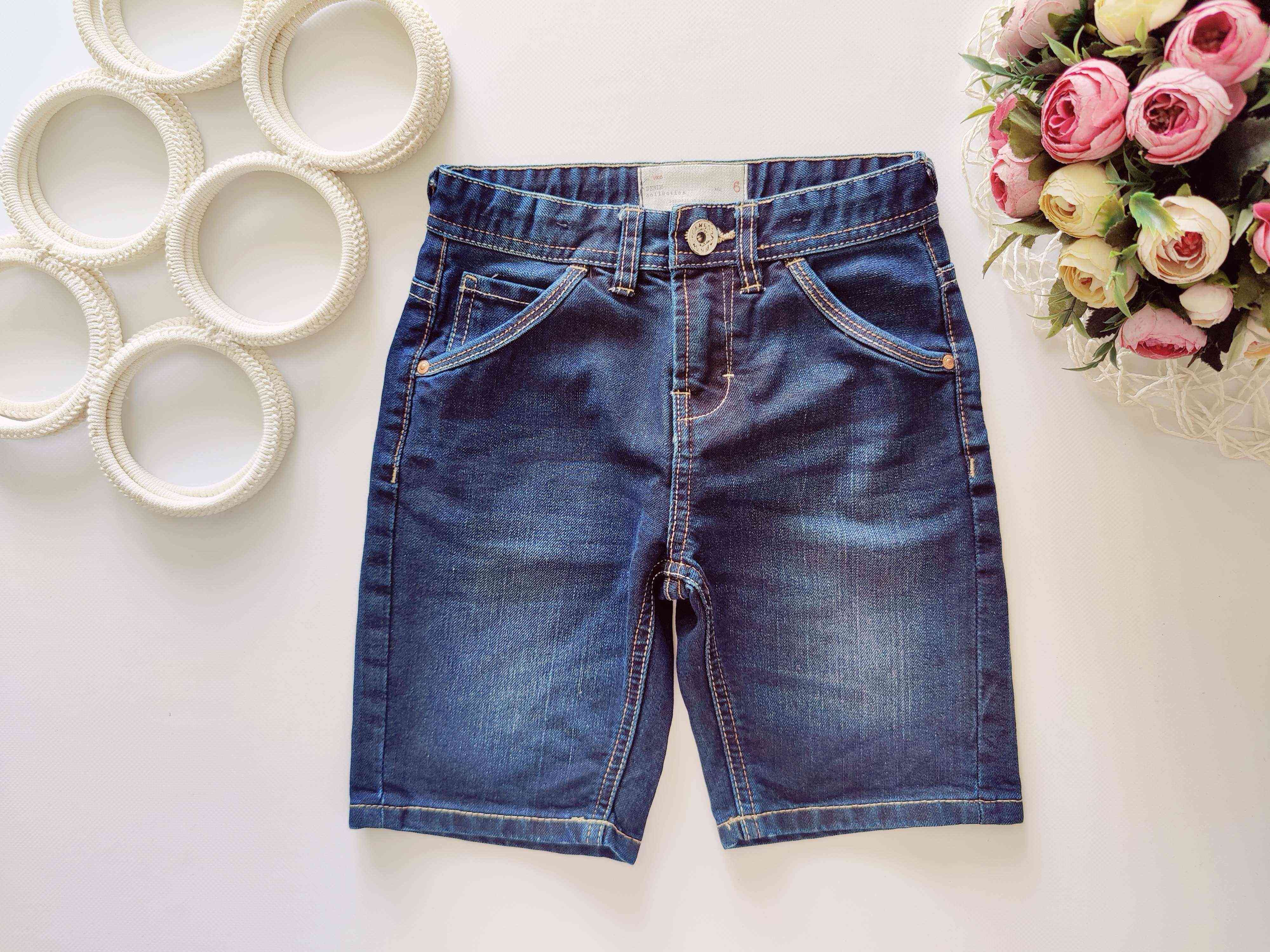 6 років, зріст 116 Джинсові шорти для хлопчика