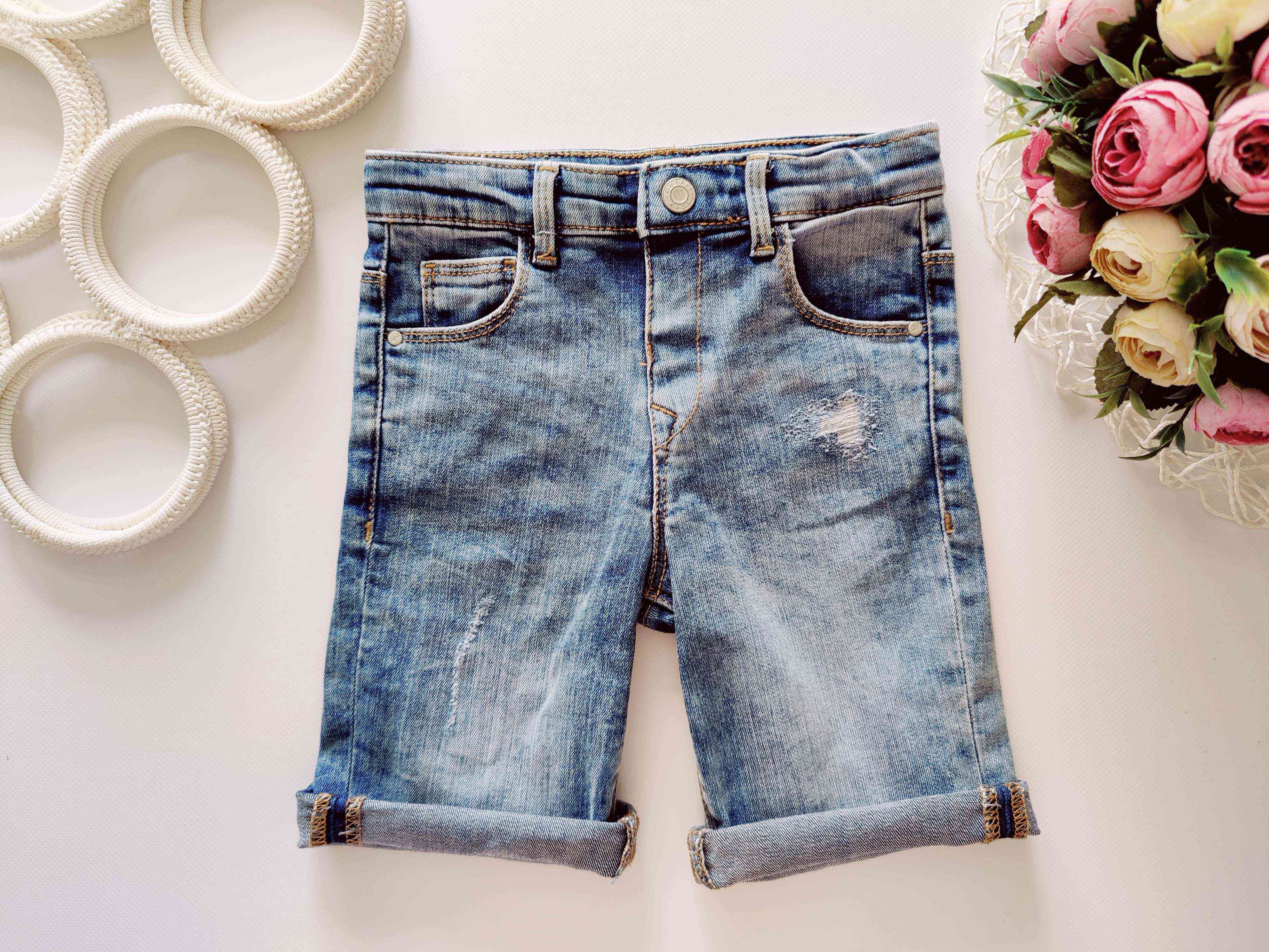 5,6 років, зріст 110,116 Сині джинсові шорти Qutfit