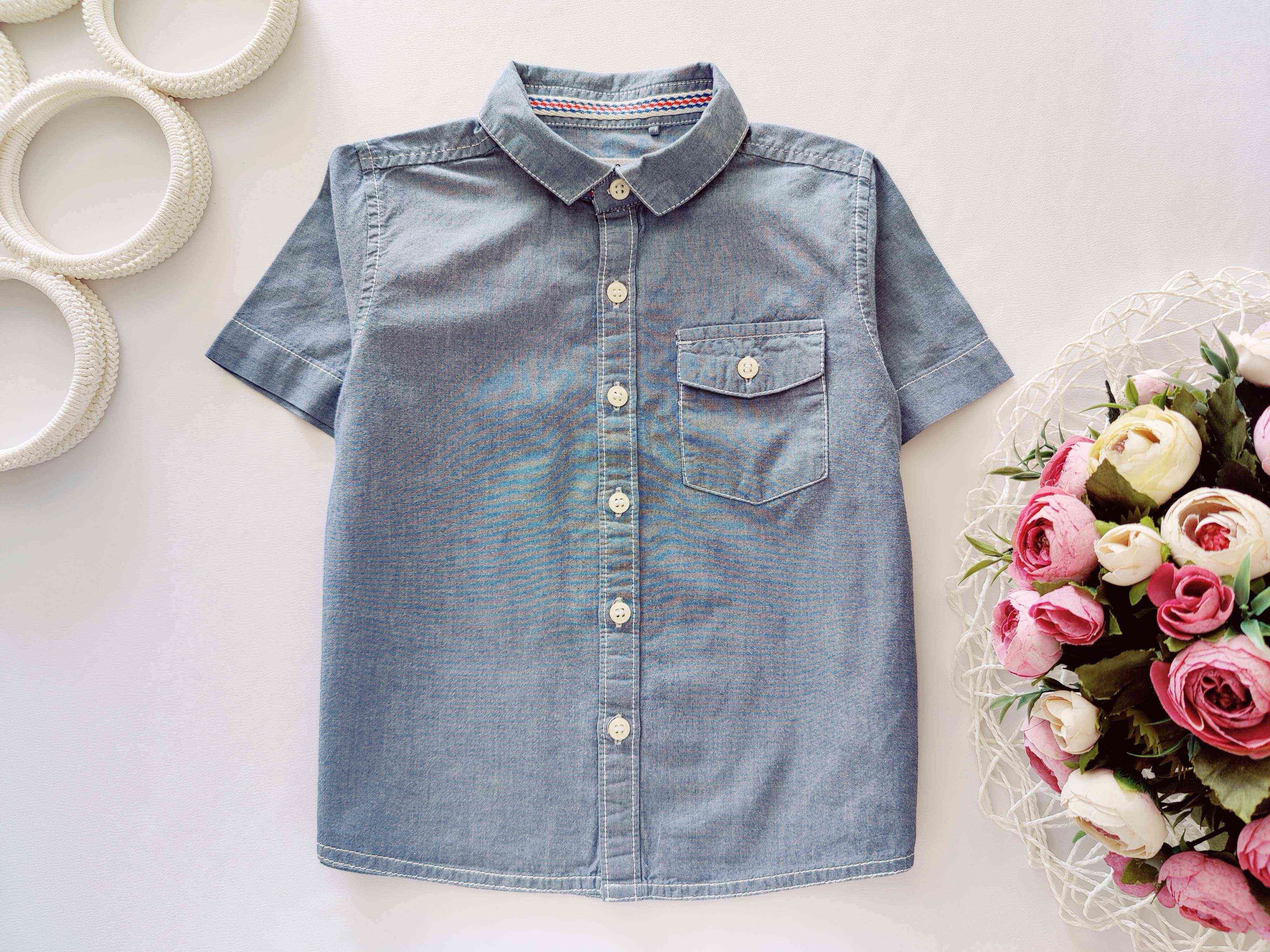 1,5-3 года, рост 92 Рубашка для мальчика