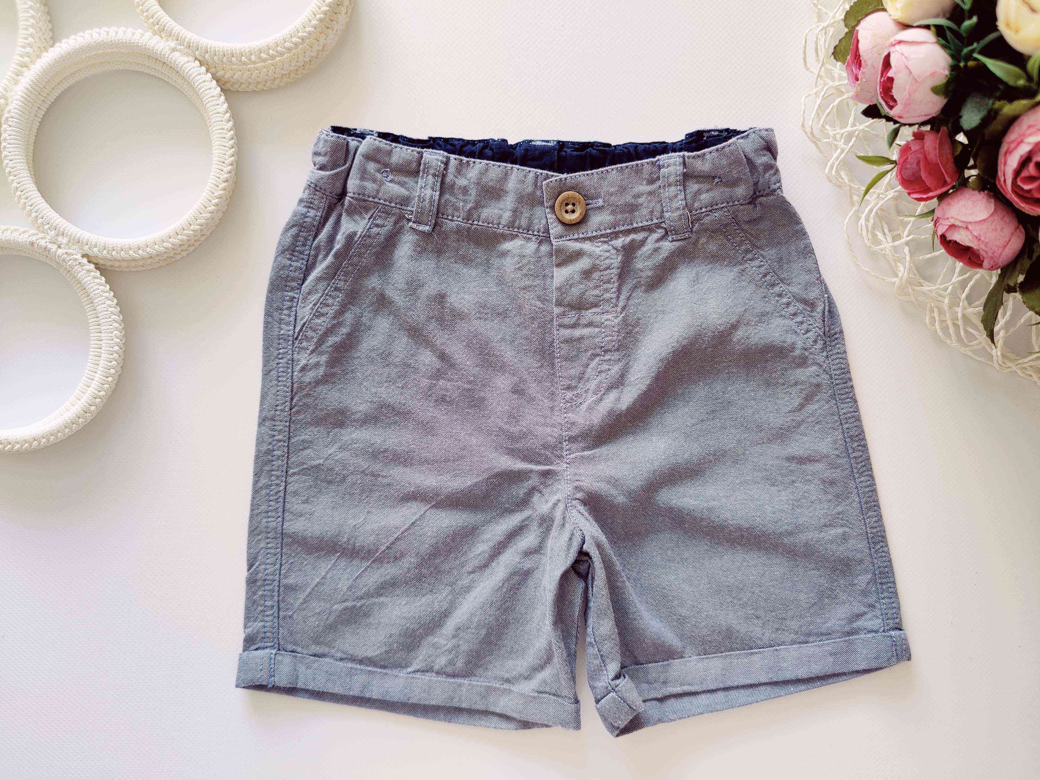 2,3 роки, зріст 92,98 Легкі шорти з підворотом