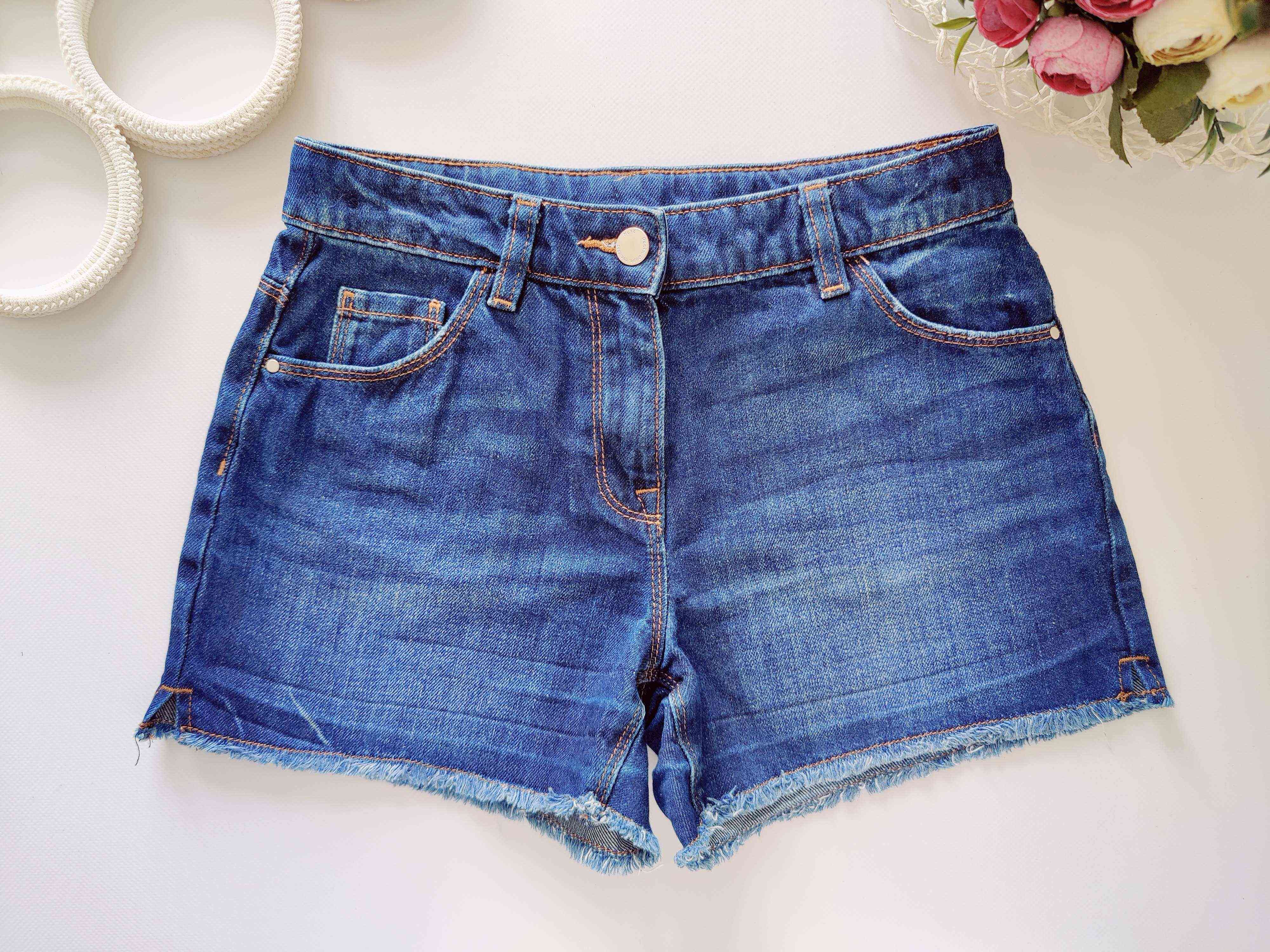 12 років, зріст 152 Джинсові шорти дитячі