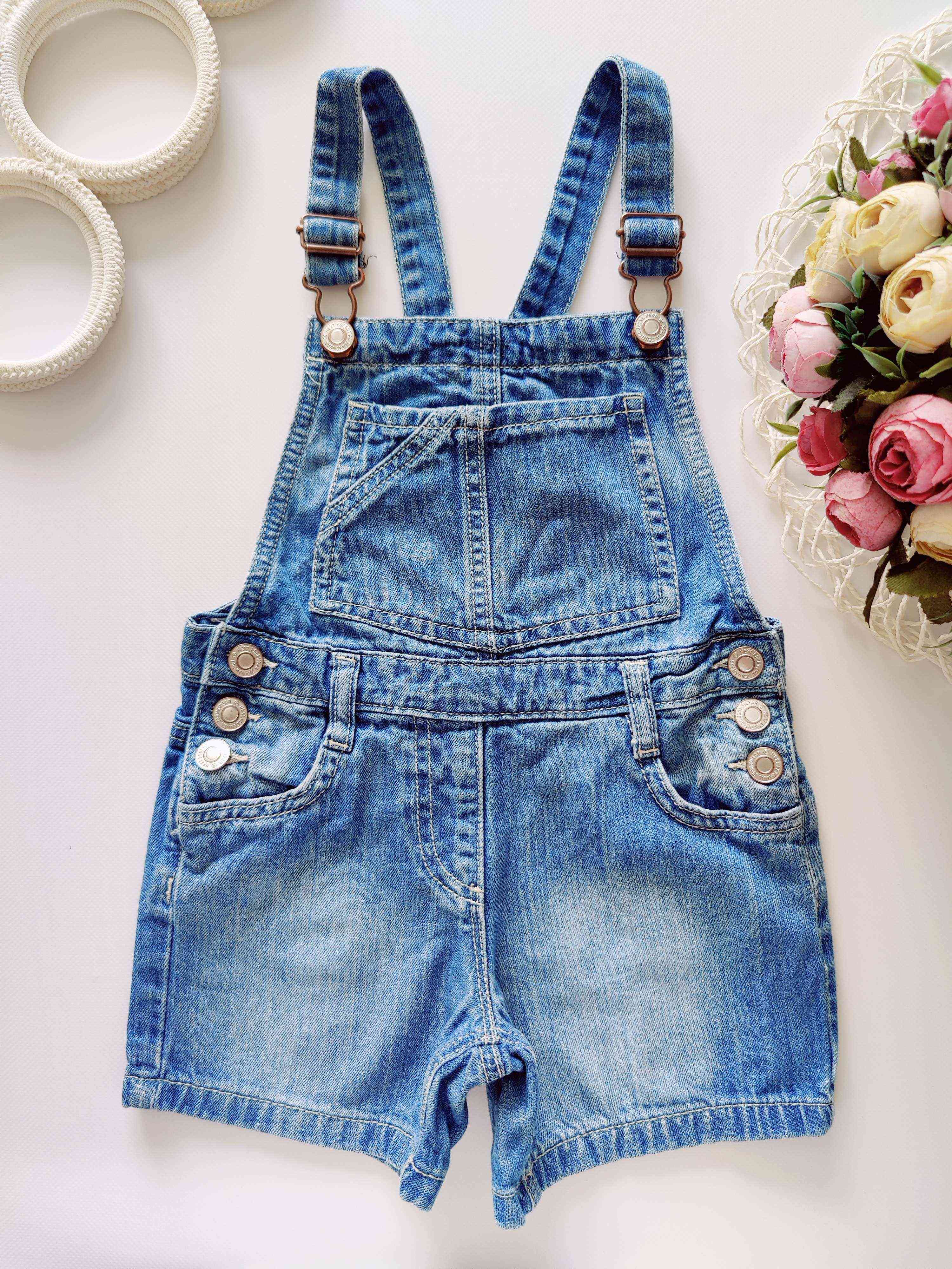 5 років, зріст 110 Джинсовий комбінезон для дівчинки