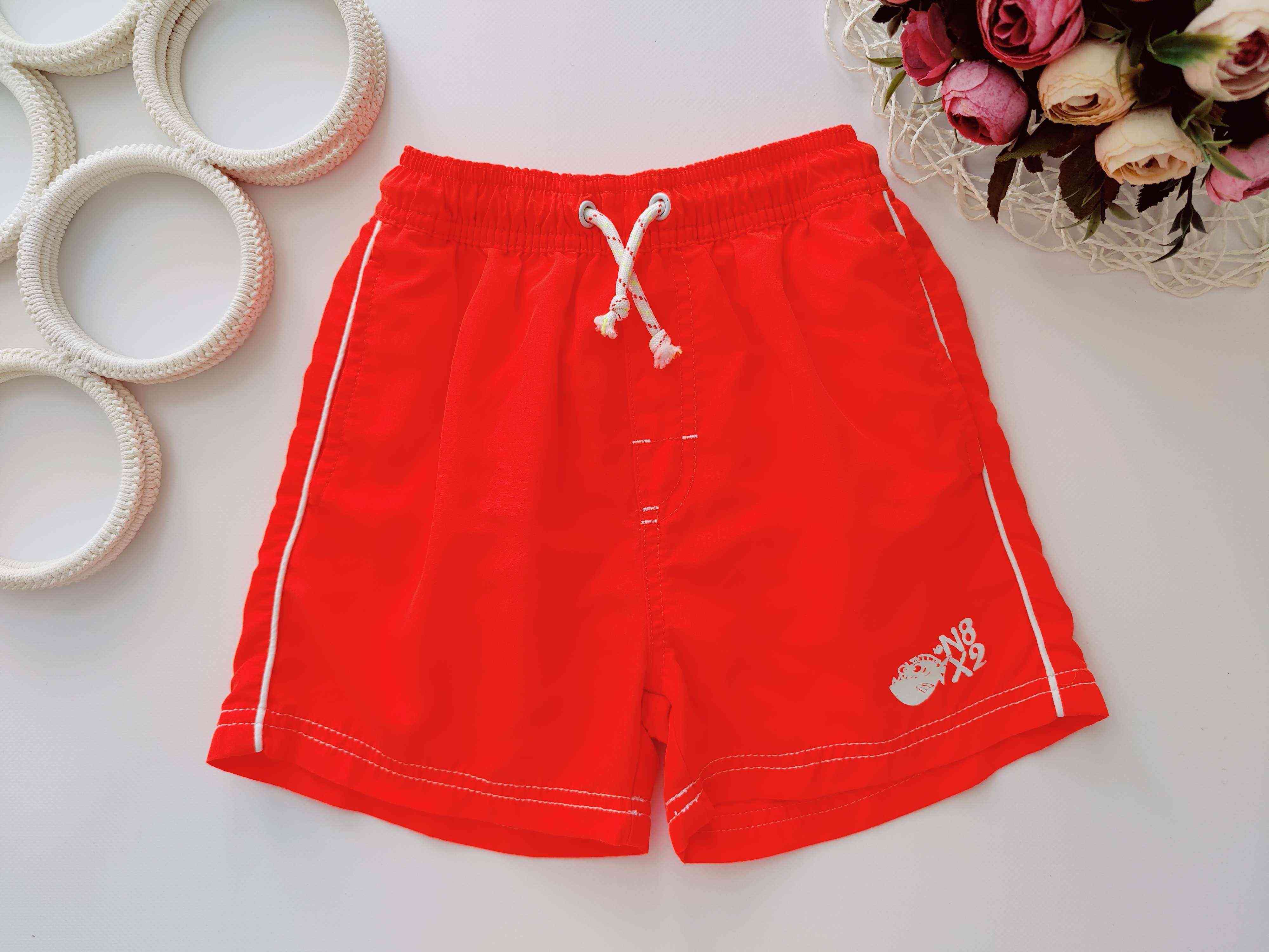 6 років, зріст 116 Яскраві помаранчеві шорти з кишенями