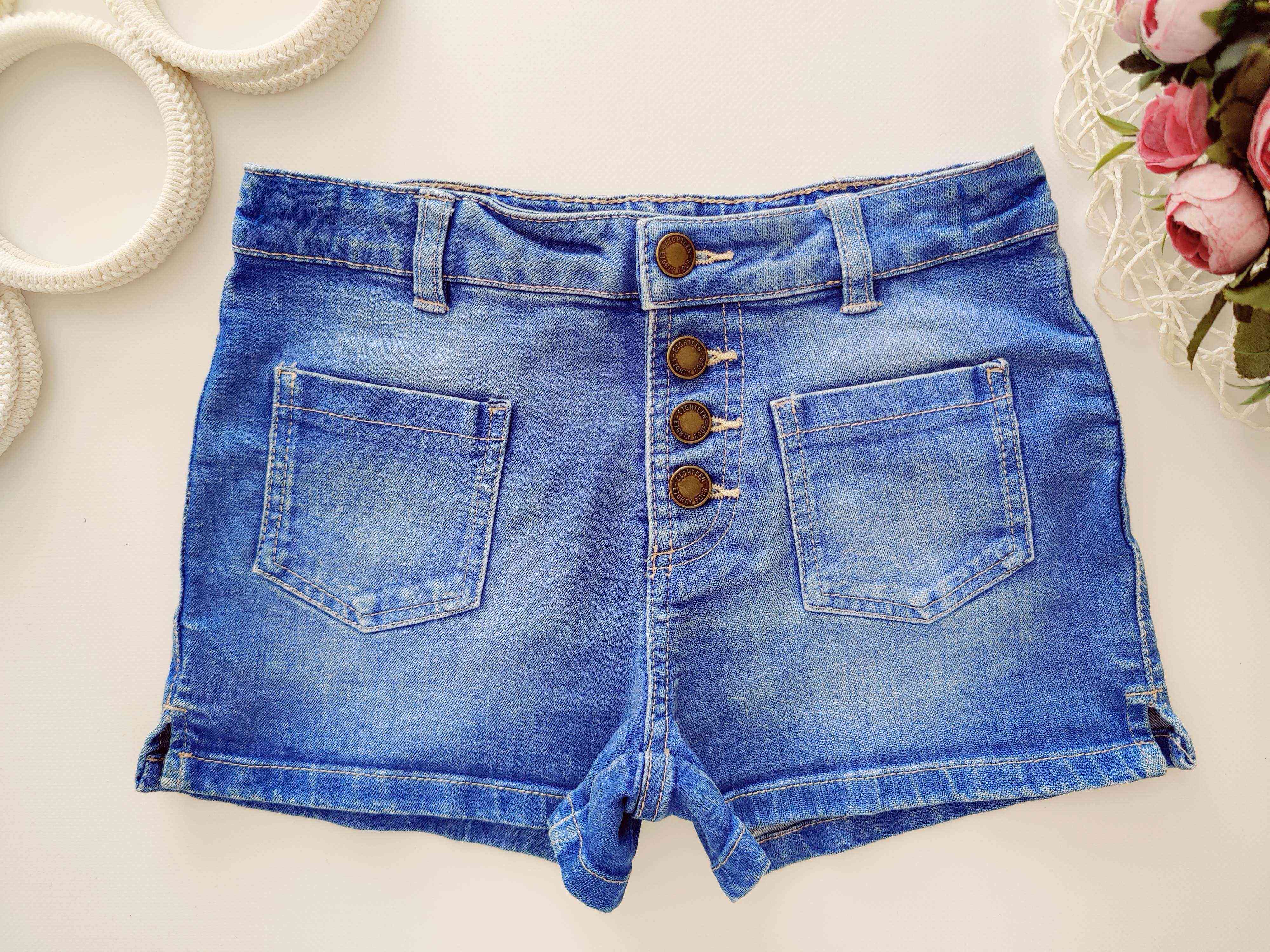 9,10 років, зріст 140 Блакитні джинсові шорти