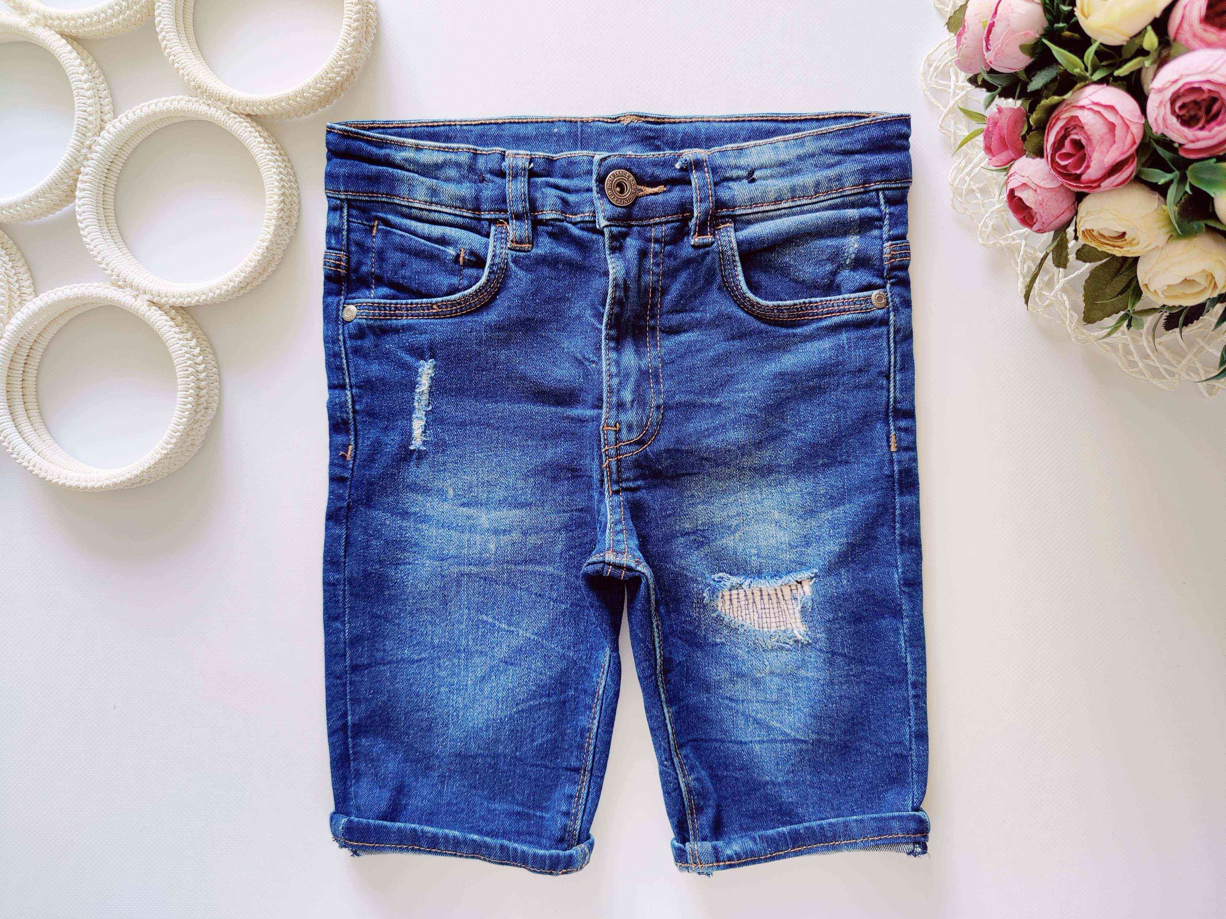 8 років, зріст 128 Модні джинсові шорти