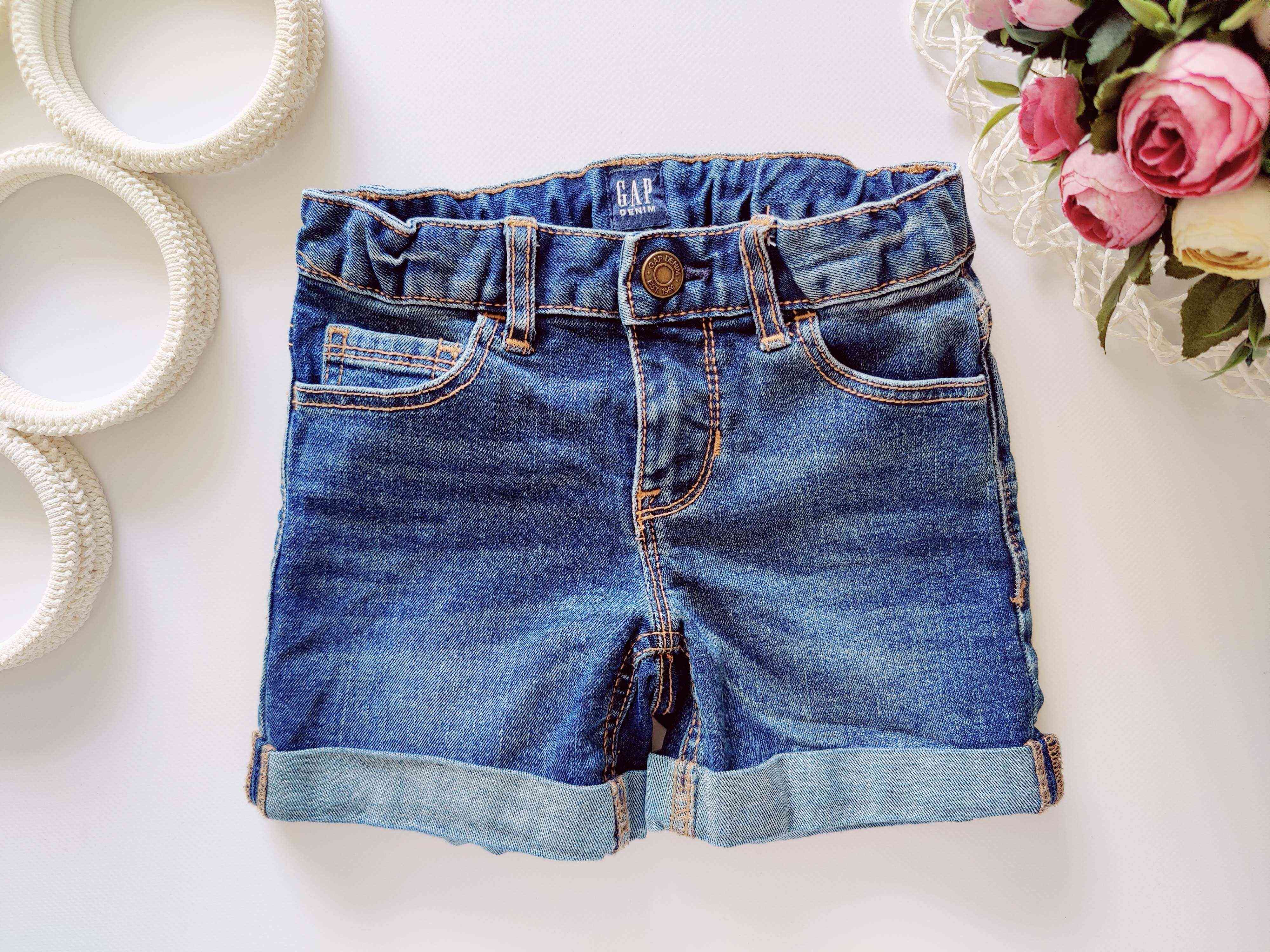 6 років, зріст 120 Стрейчові шорти з підворотом