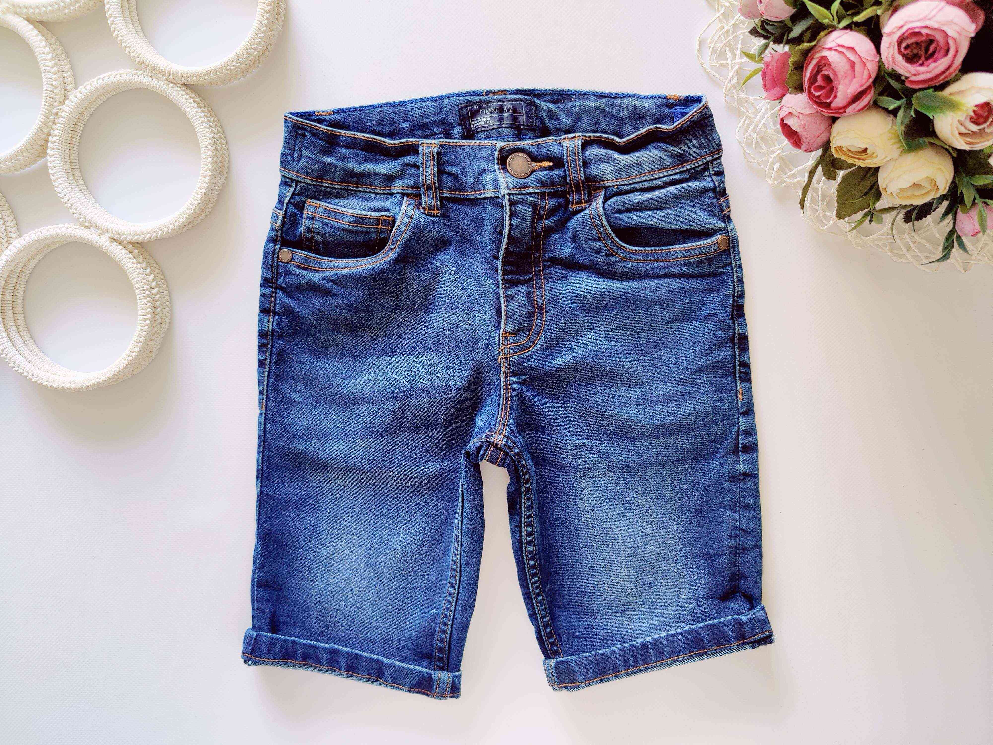 8 років, зріст 128 Дитячі джинсові шорти стрейч