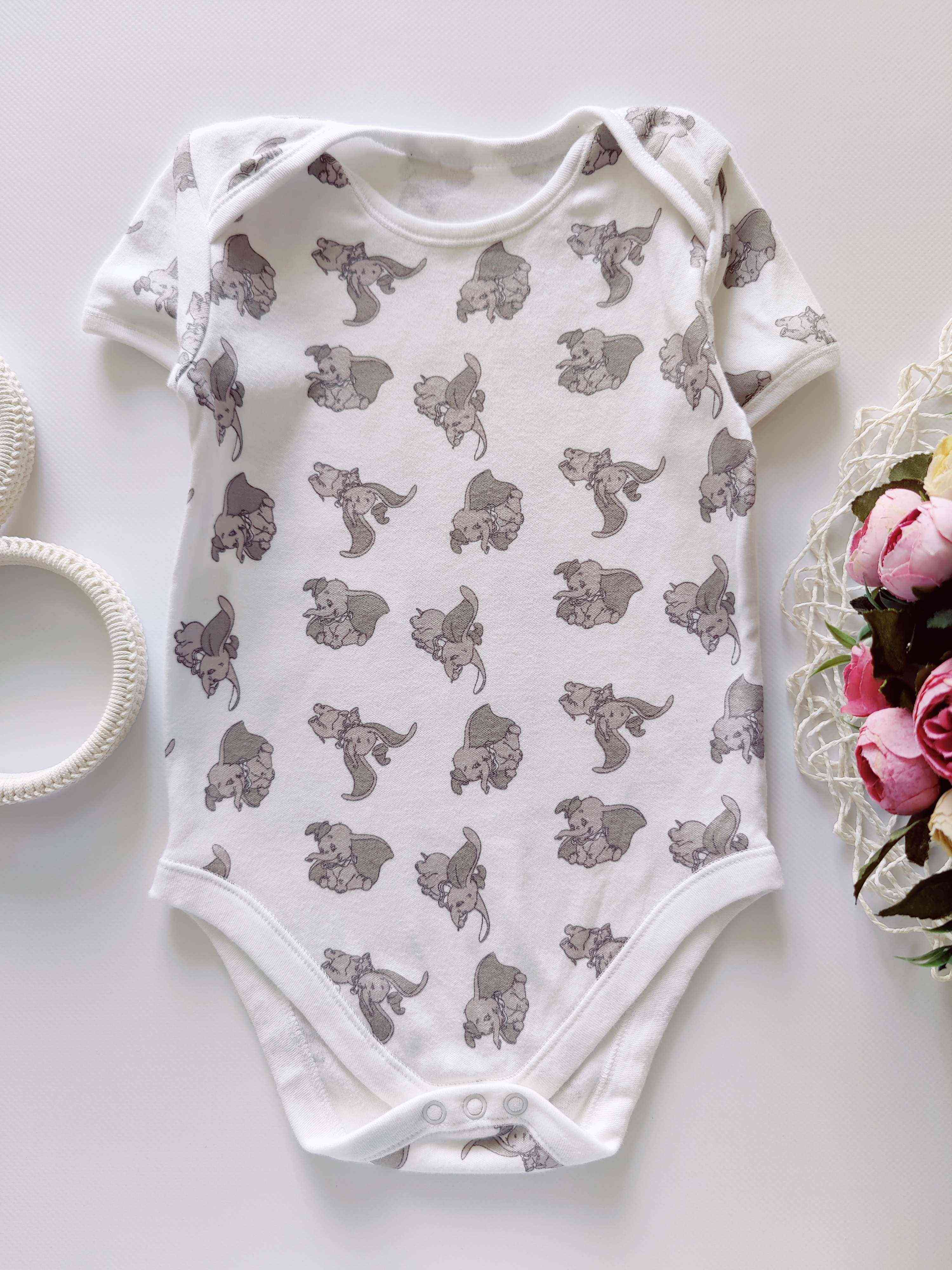 2,3 роки, зріст 92,98 Боді зі слонами