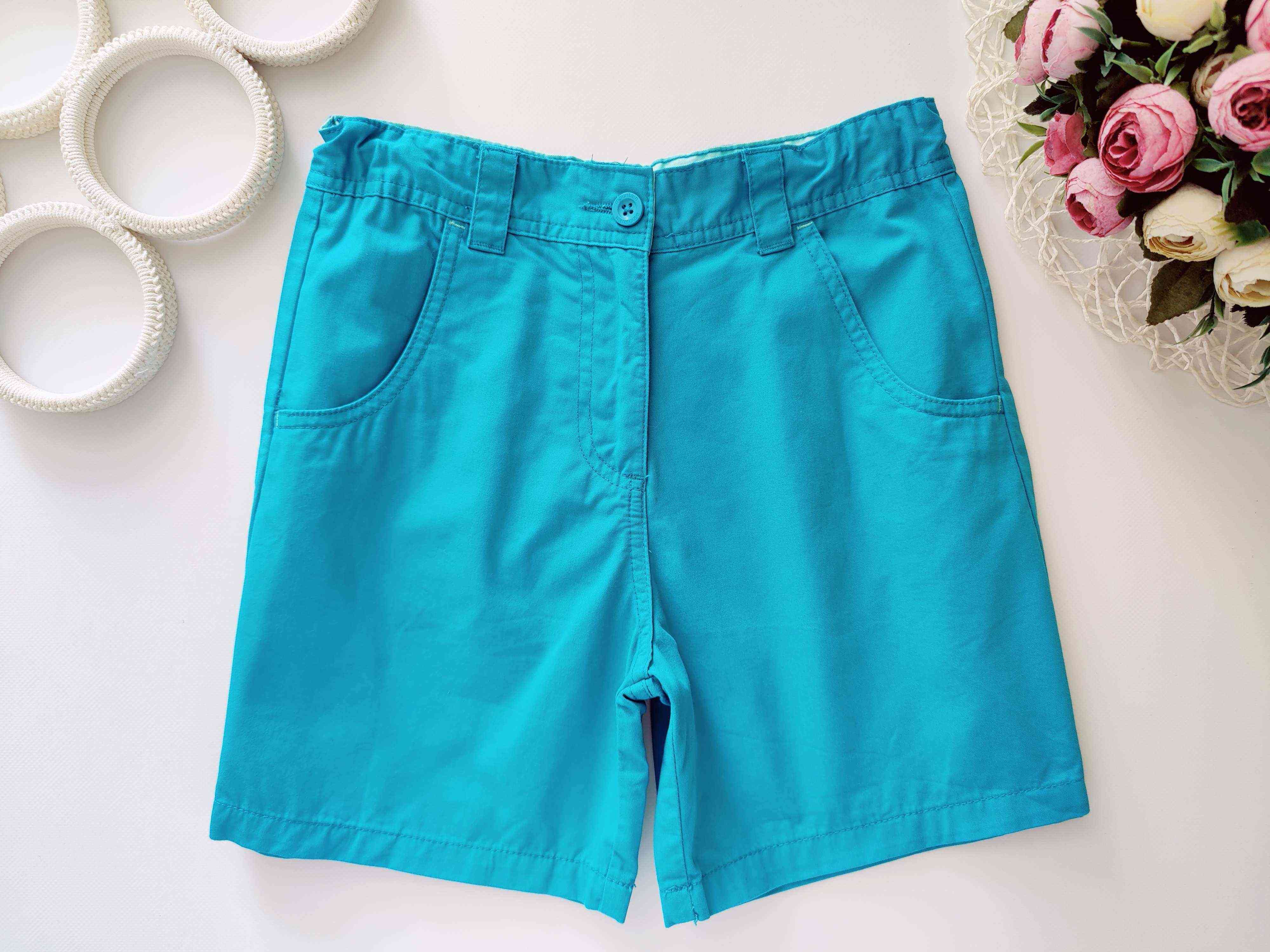 11,12 років, зріст 146,152 Блакитні шорти для хлопчика