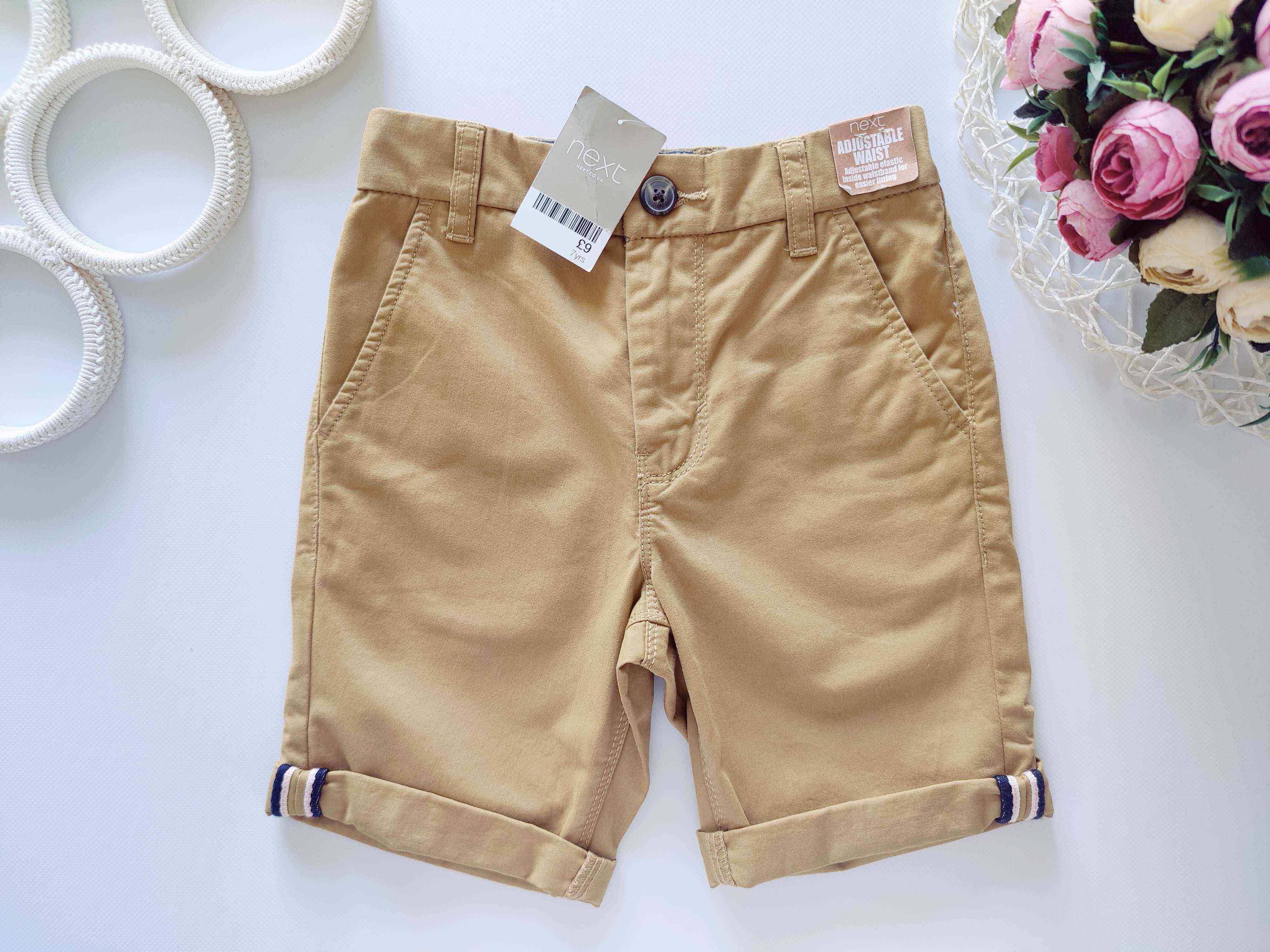 7 років, зріст 122 Нові гірчичні шорти