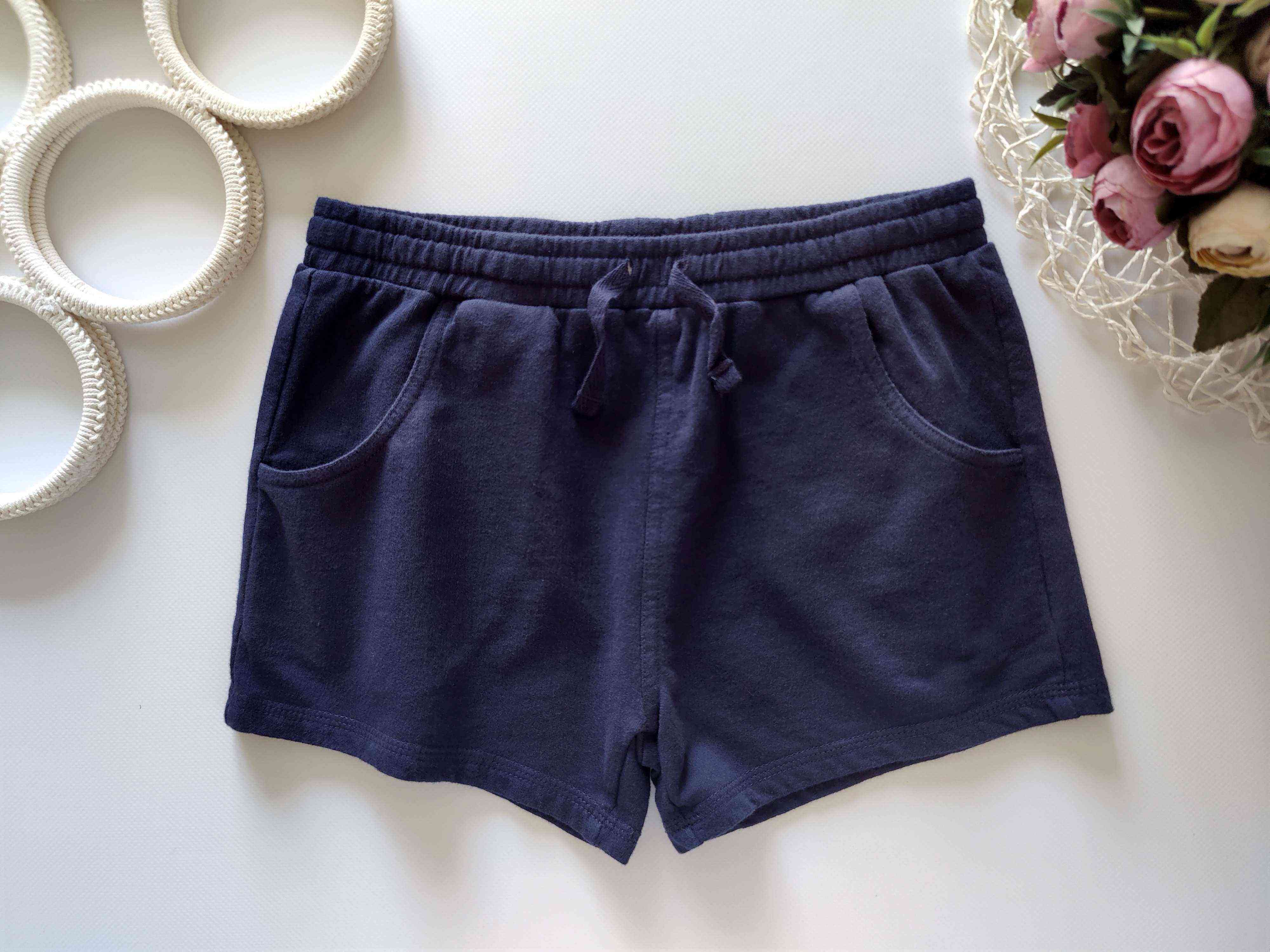 11,12 років, зріст 146,152 Сині дитячі шорти
