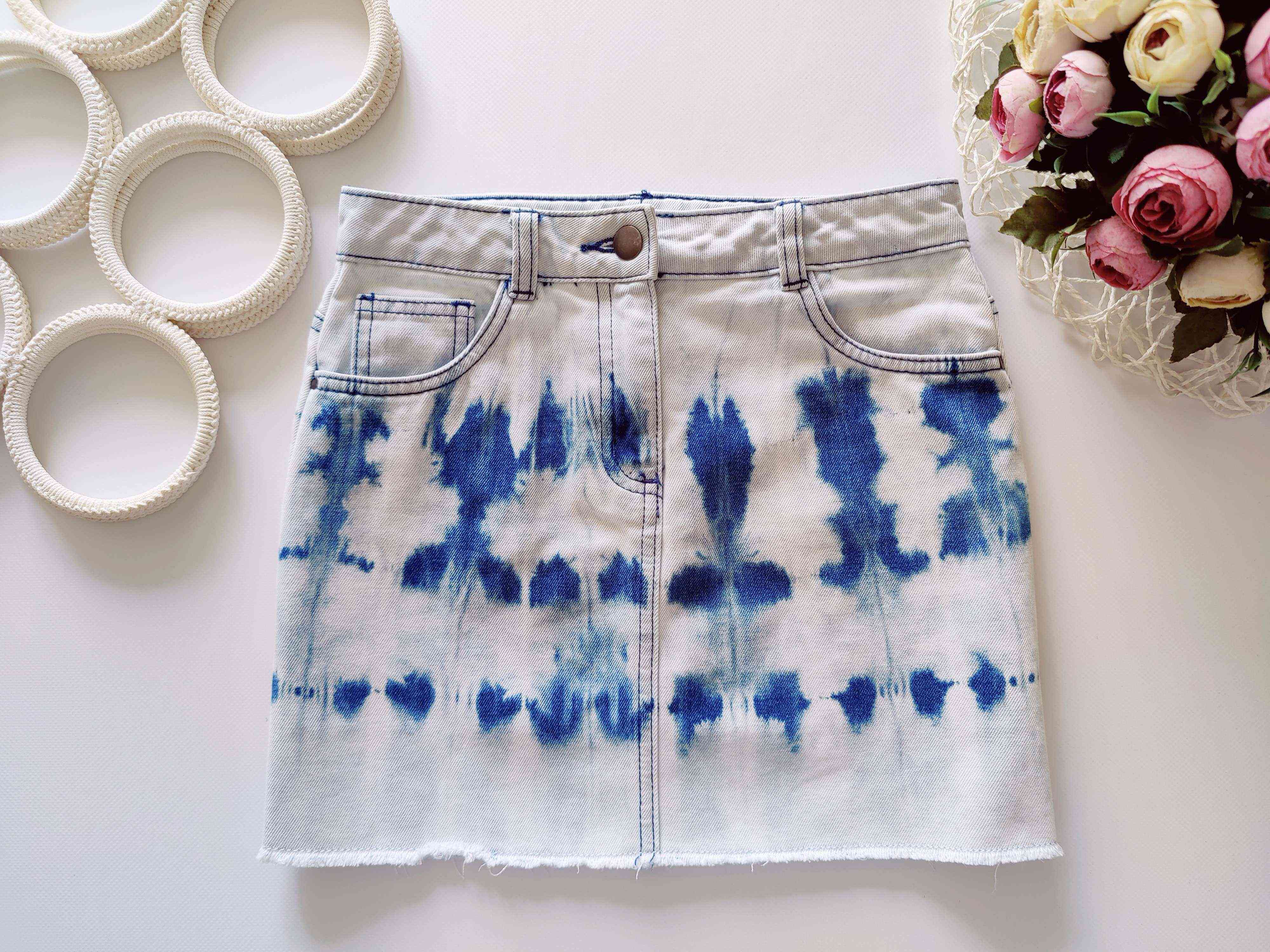 9,10 років, зріст 134,140 Джинсова дитяча спідниця