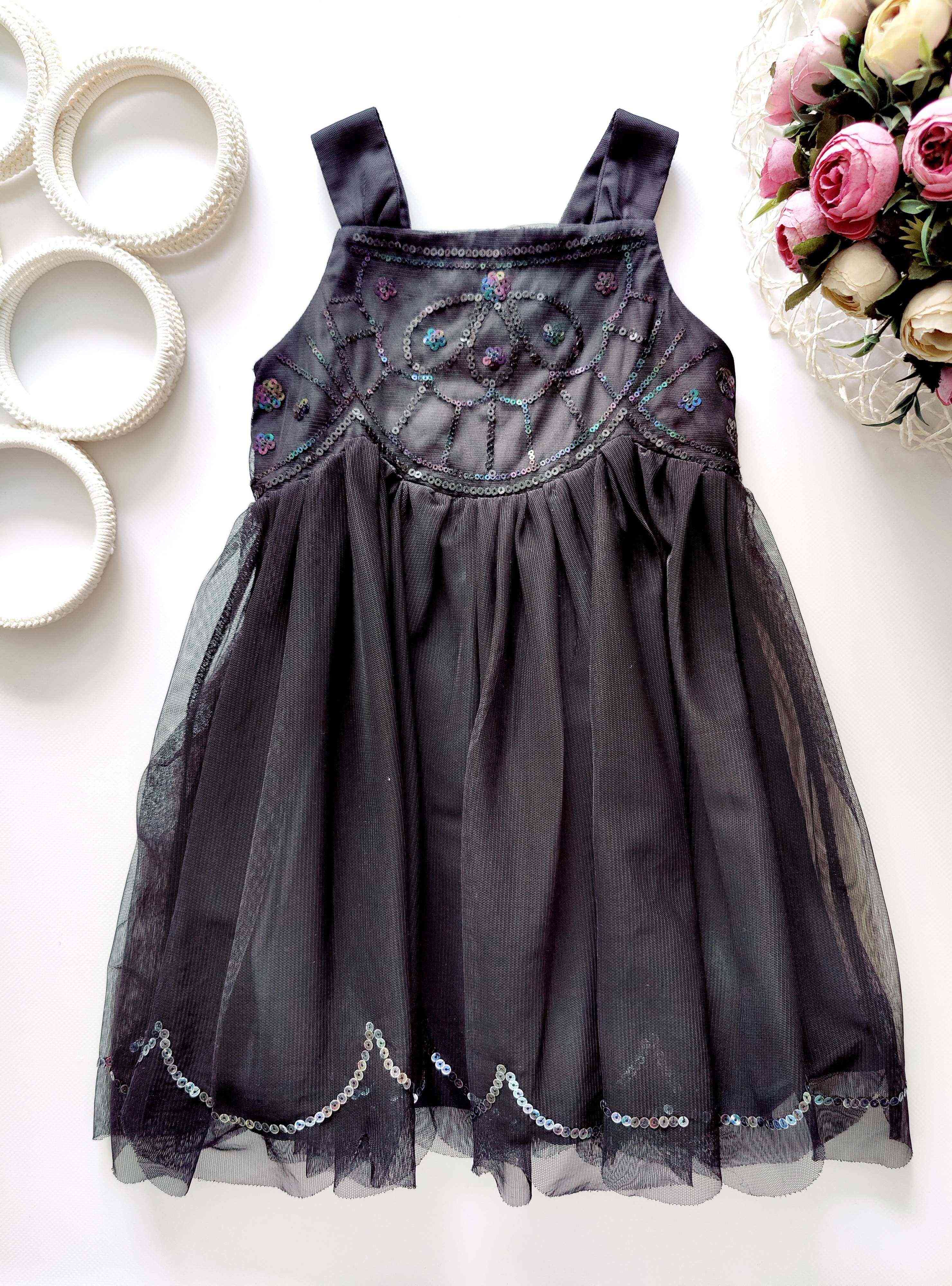 3,4 роки, зріст 104 Сукня фатин у паєтках