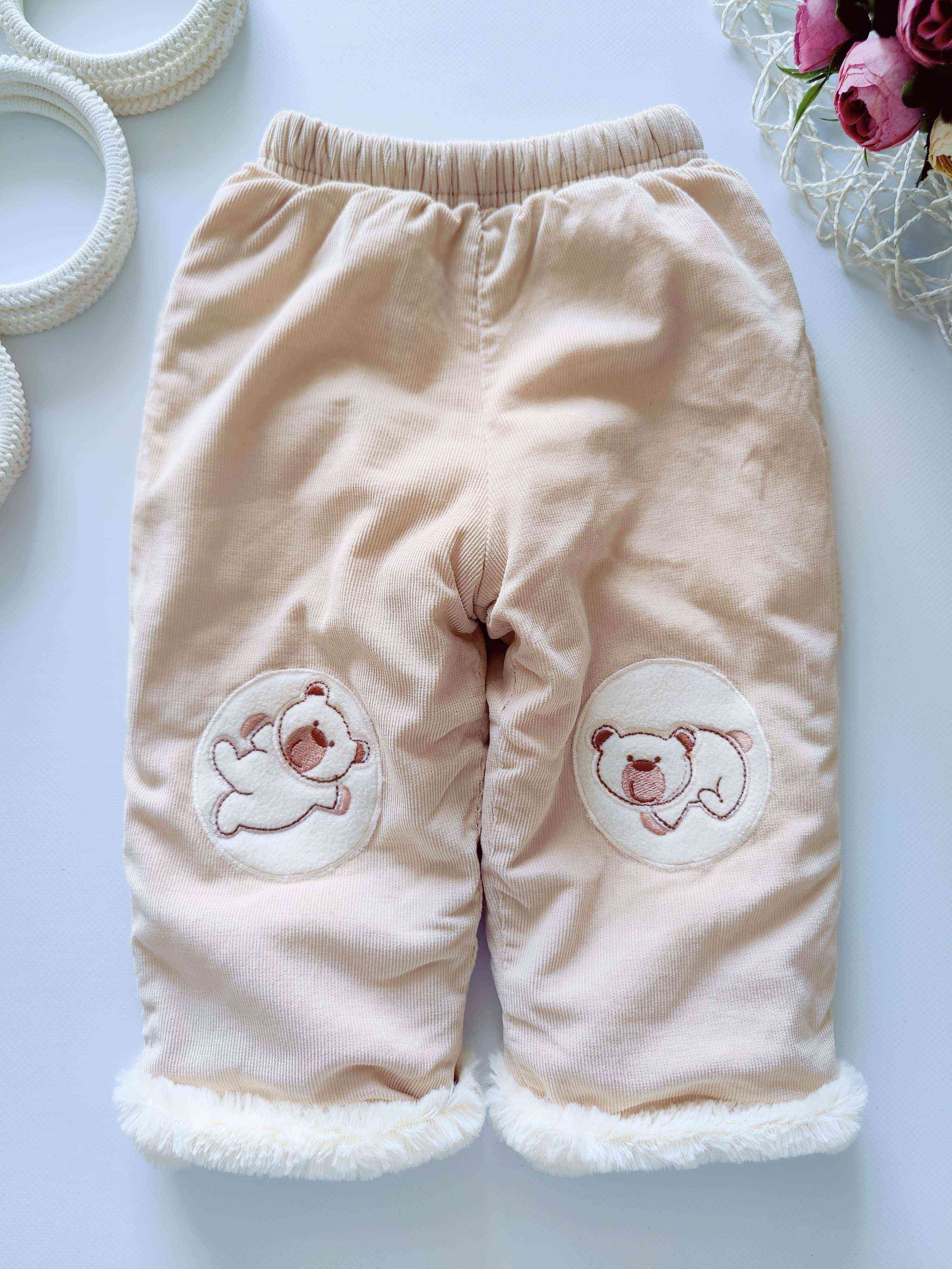 6,9 міс, зріст 74 Теплі штани на синтепоні