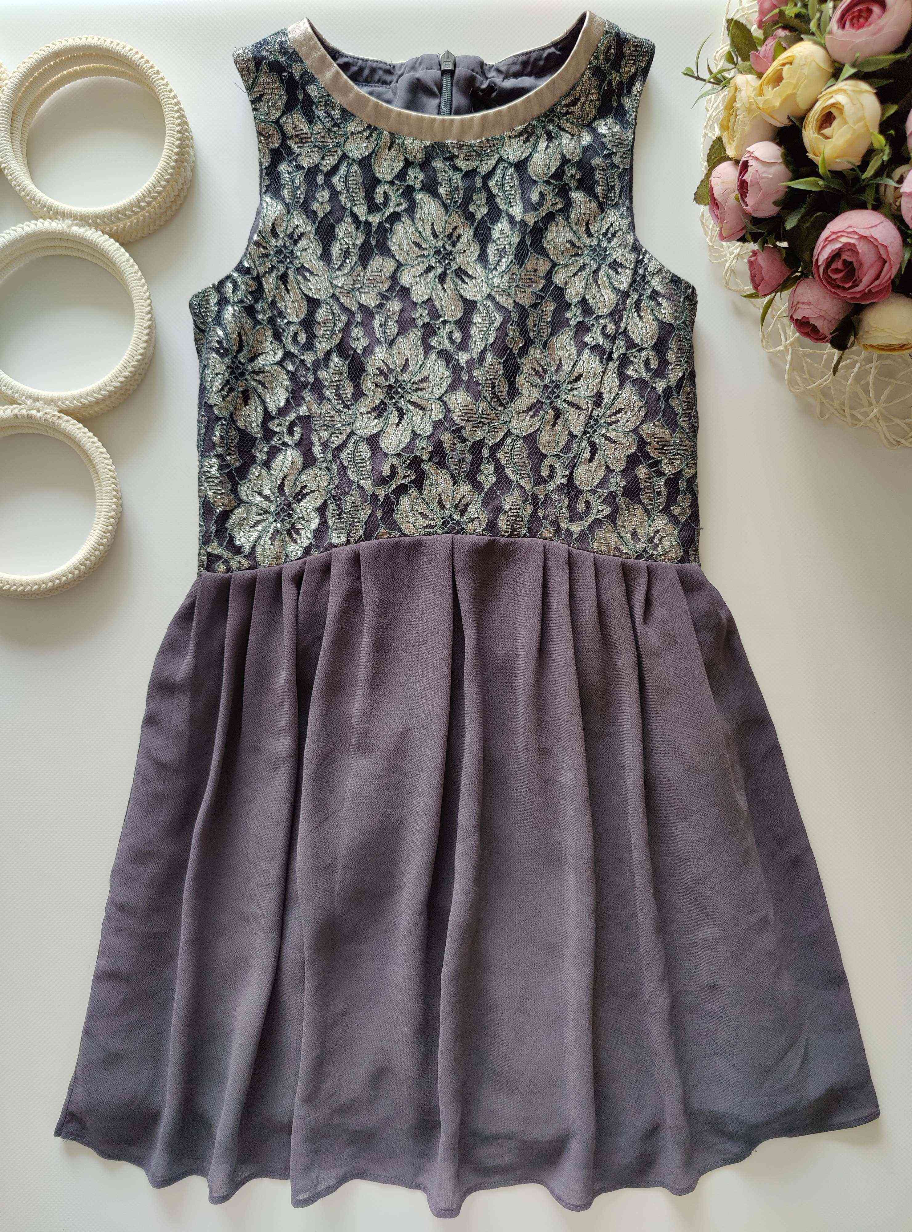 7 років, зріст 122 Дитяча вечірня блискуча сукня