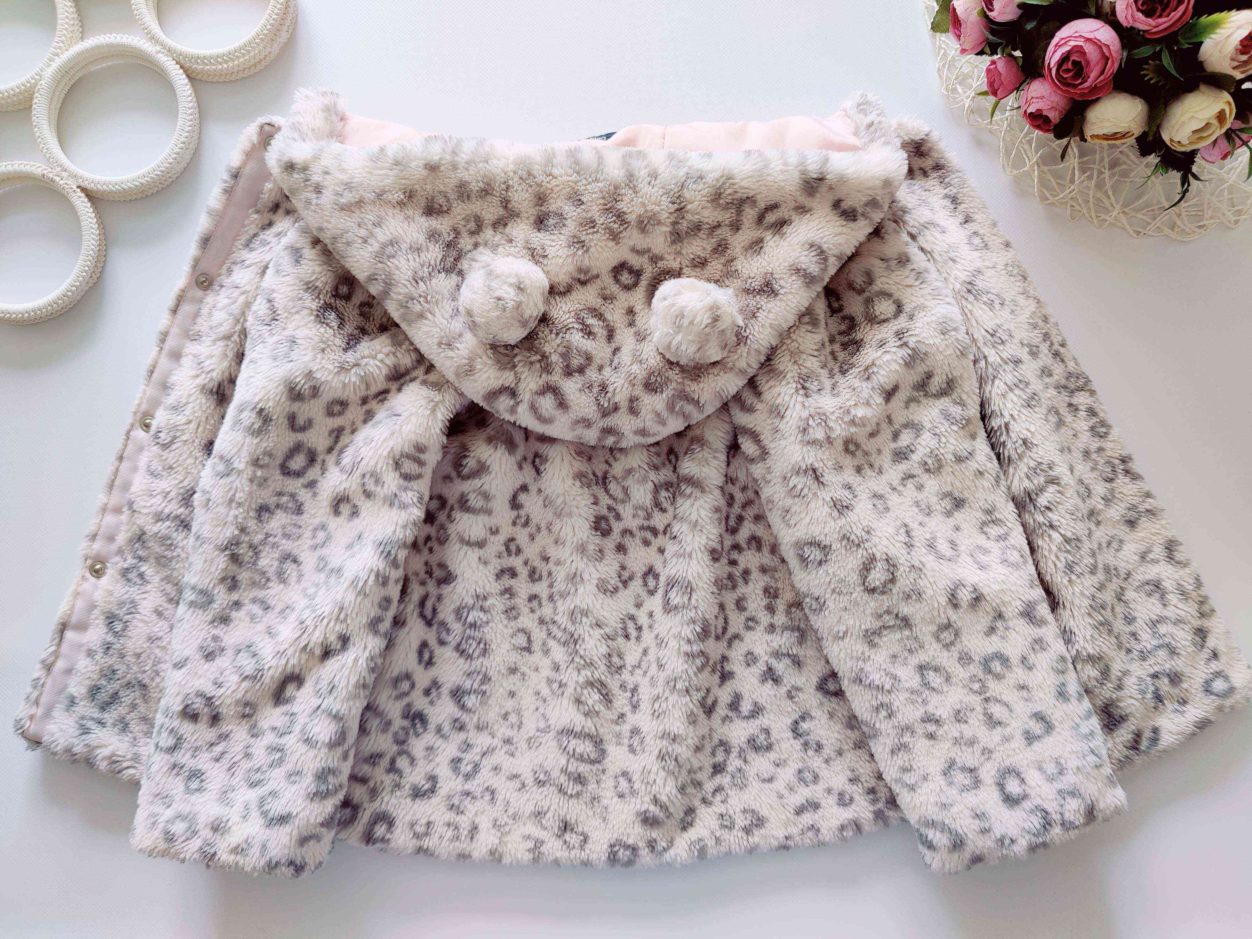 5,6 лет, рост 110,116 Теплое демисезонное пальто