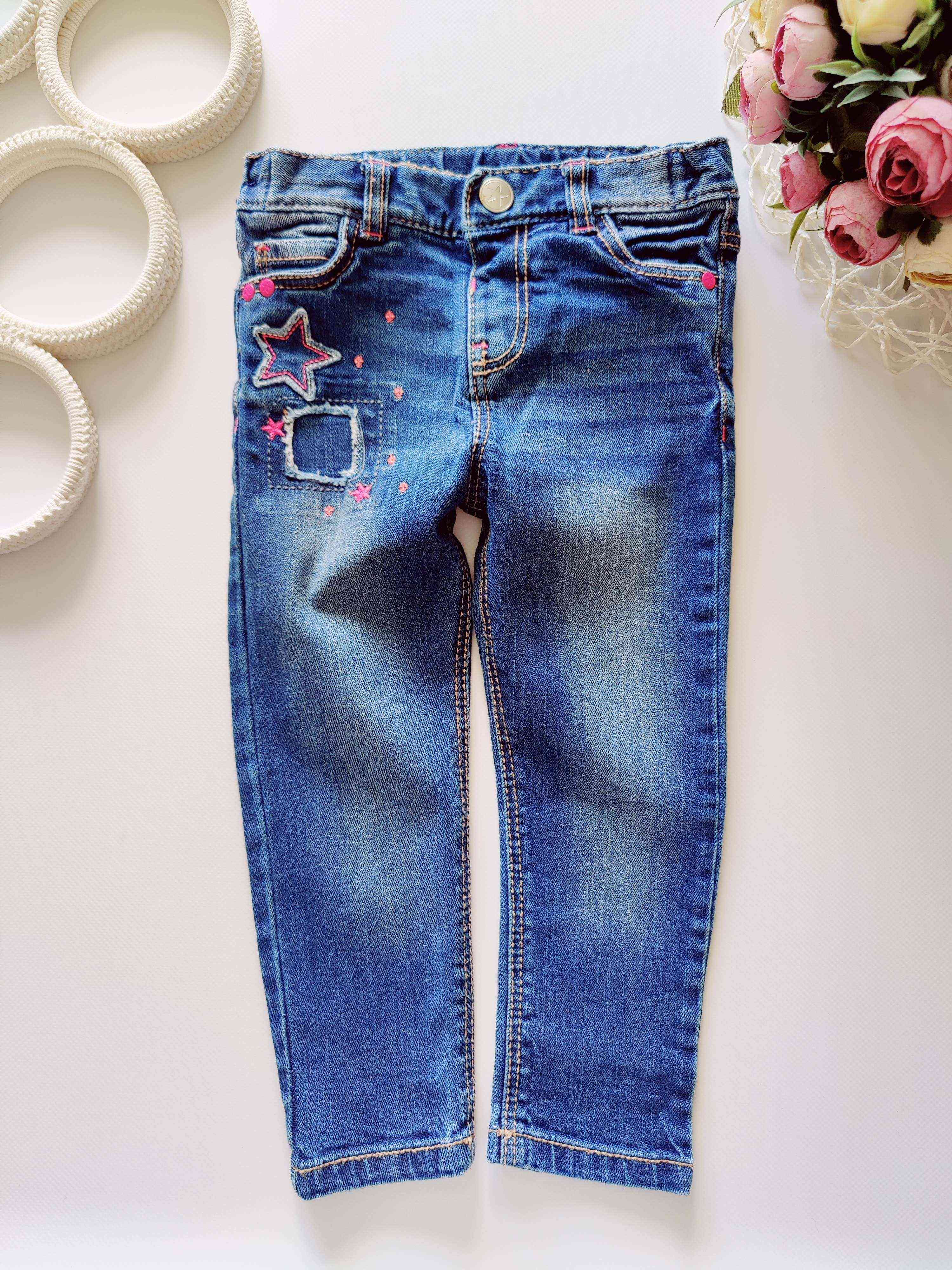 18,24 мес, рост 92 Джинсы для девочки