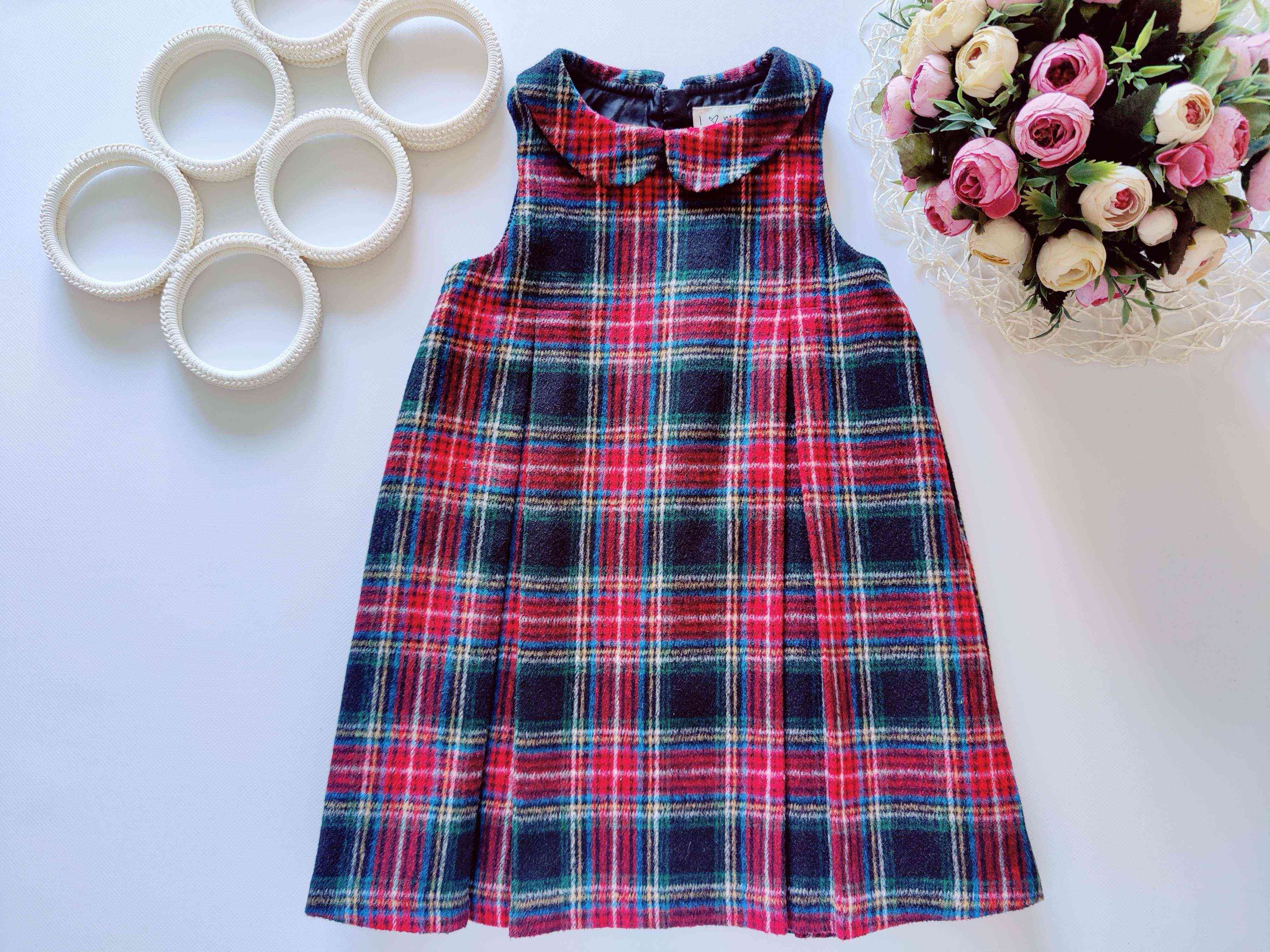 3,4 роки, зріст 104 Теплий зимовий сарафан для дівчинки