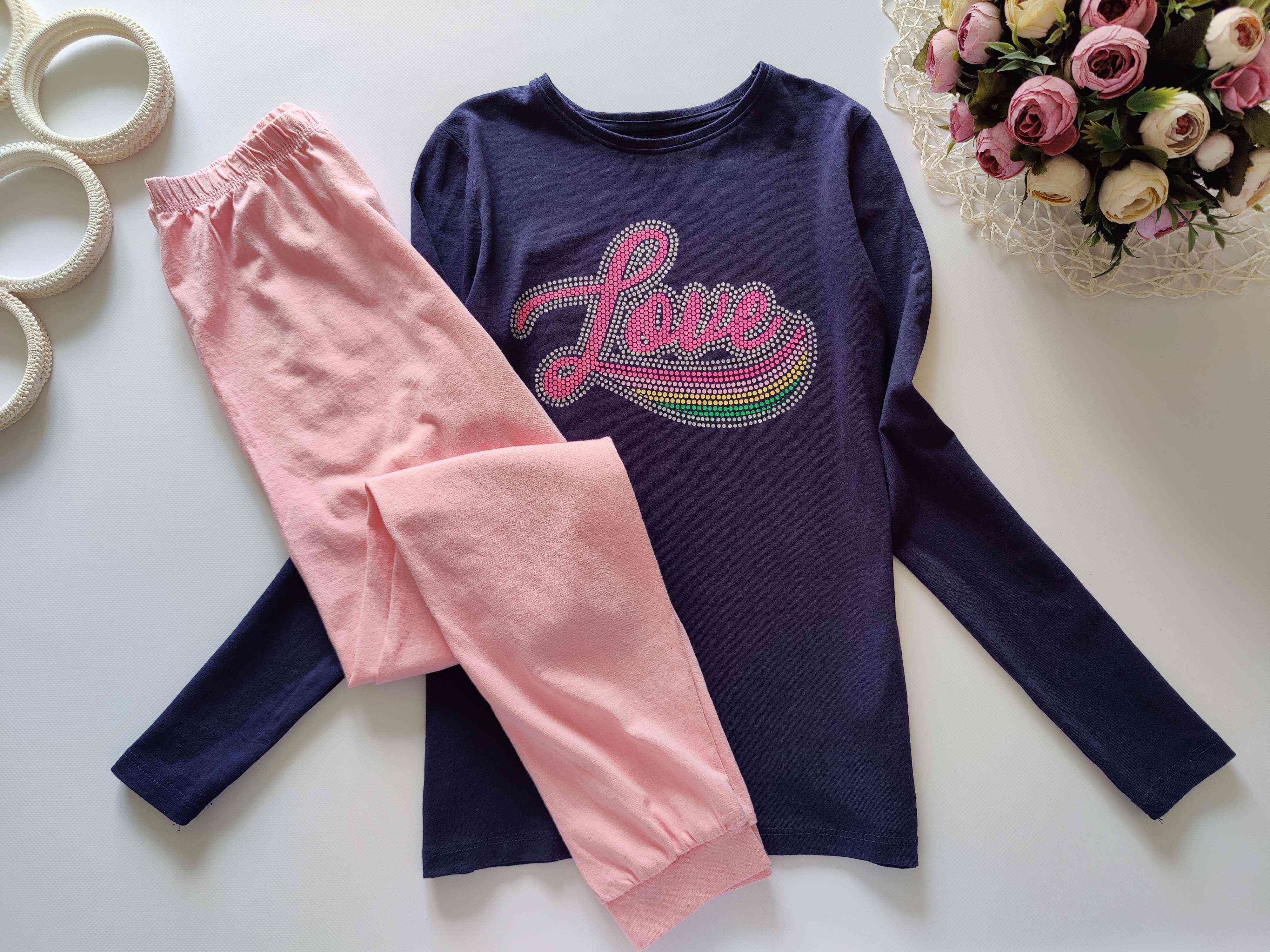 10,11 лет, рост 146 Детская наборная пижама