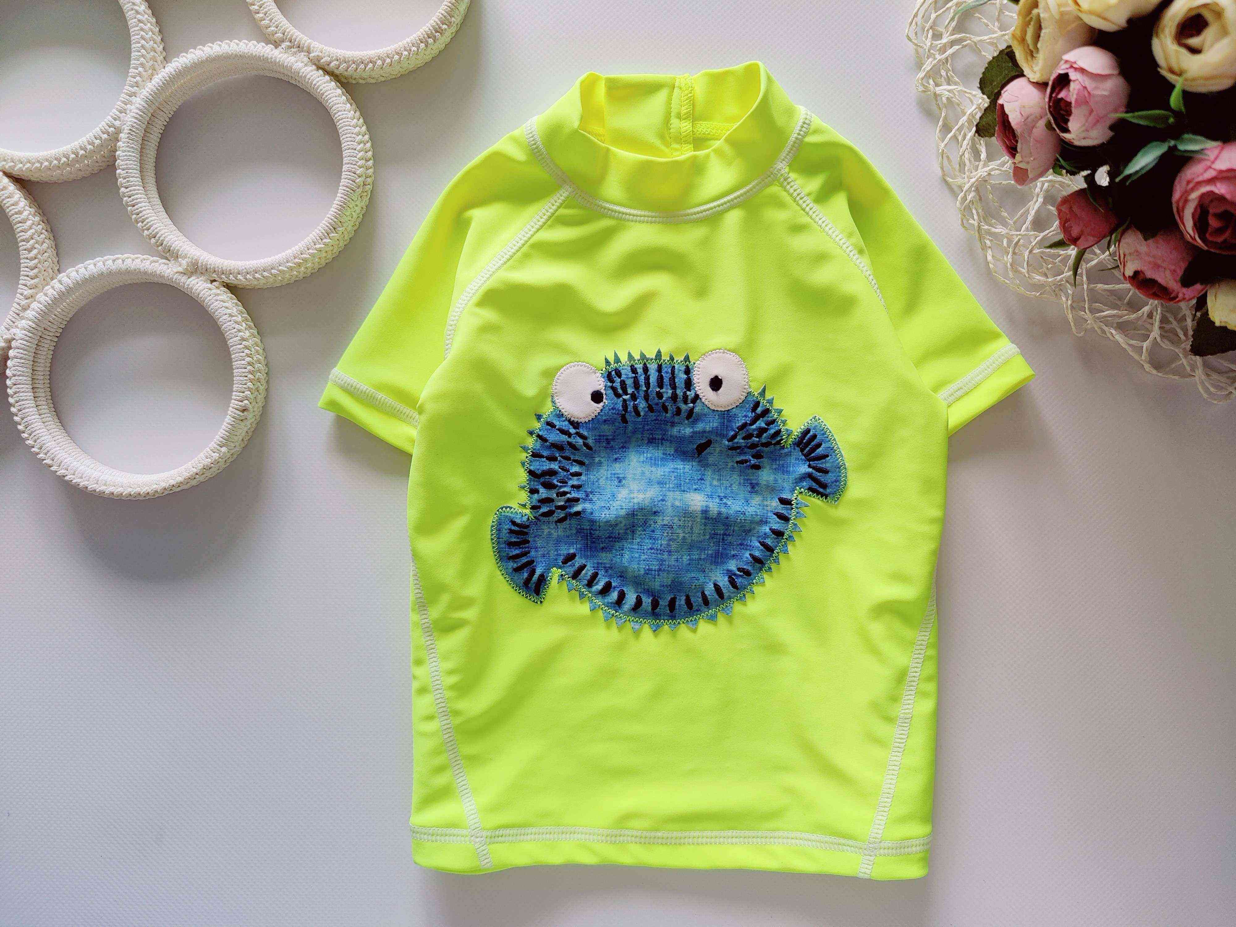 9,12 міс, зріст 80 Сонцезахисна купальна футболка