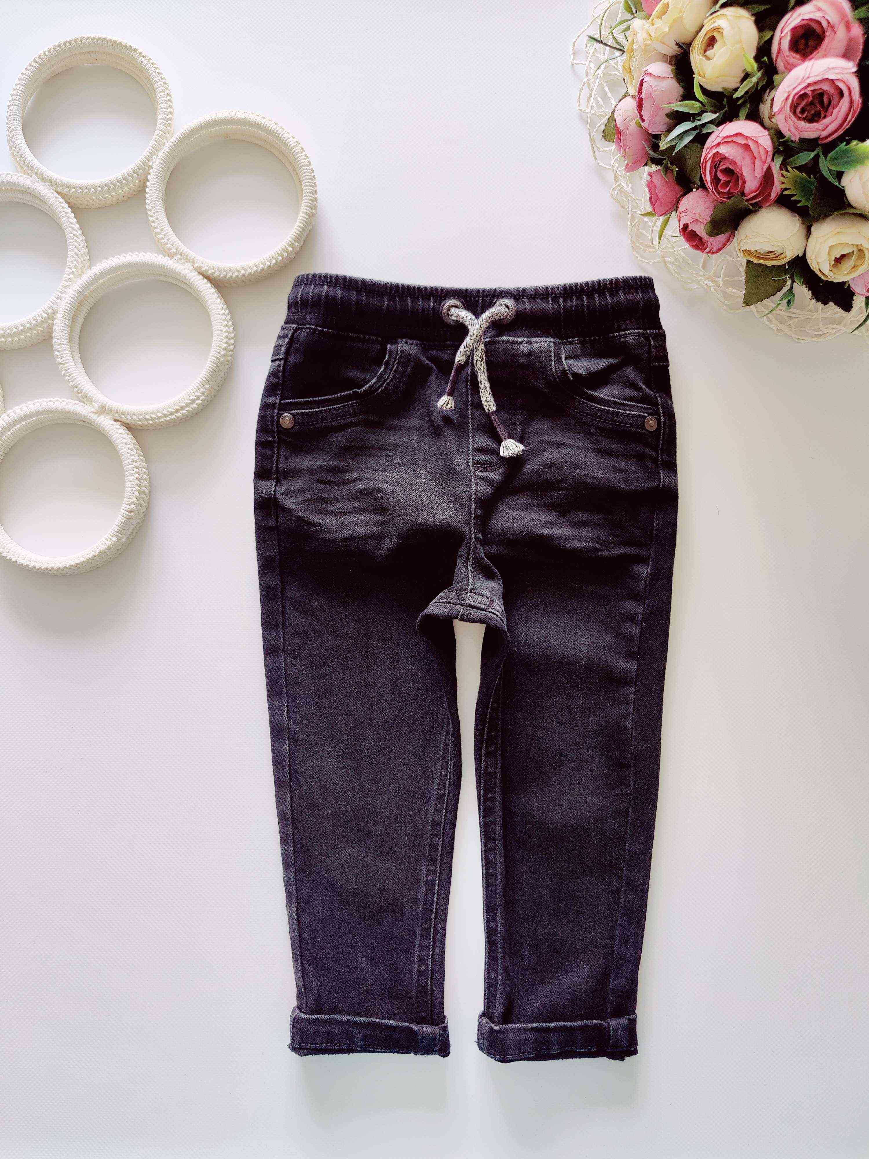 12,18 міс, зріст 80,86 Джинси на резинці