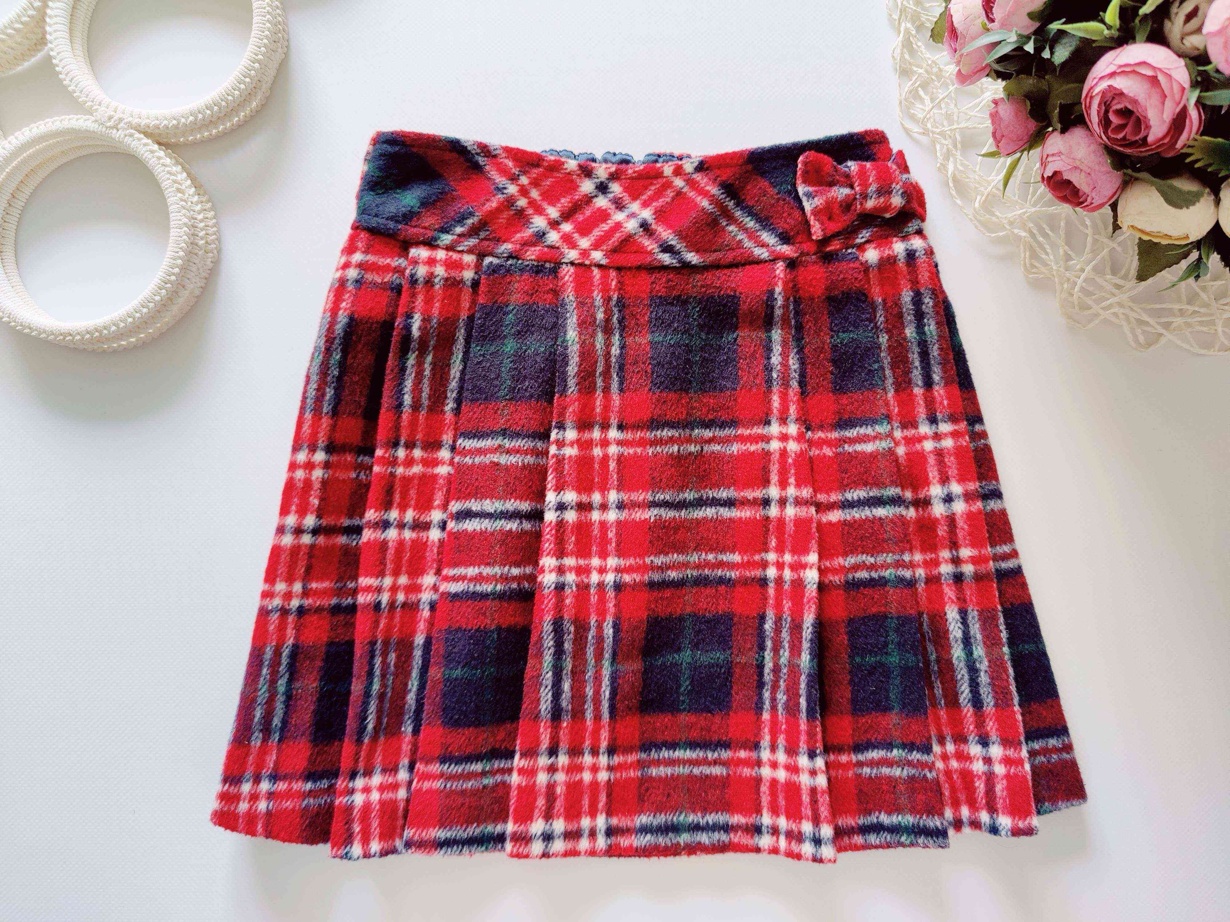 4,5 років, зріст 104,110 Тепла дитяча спідниця