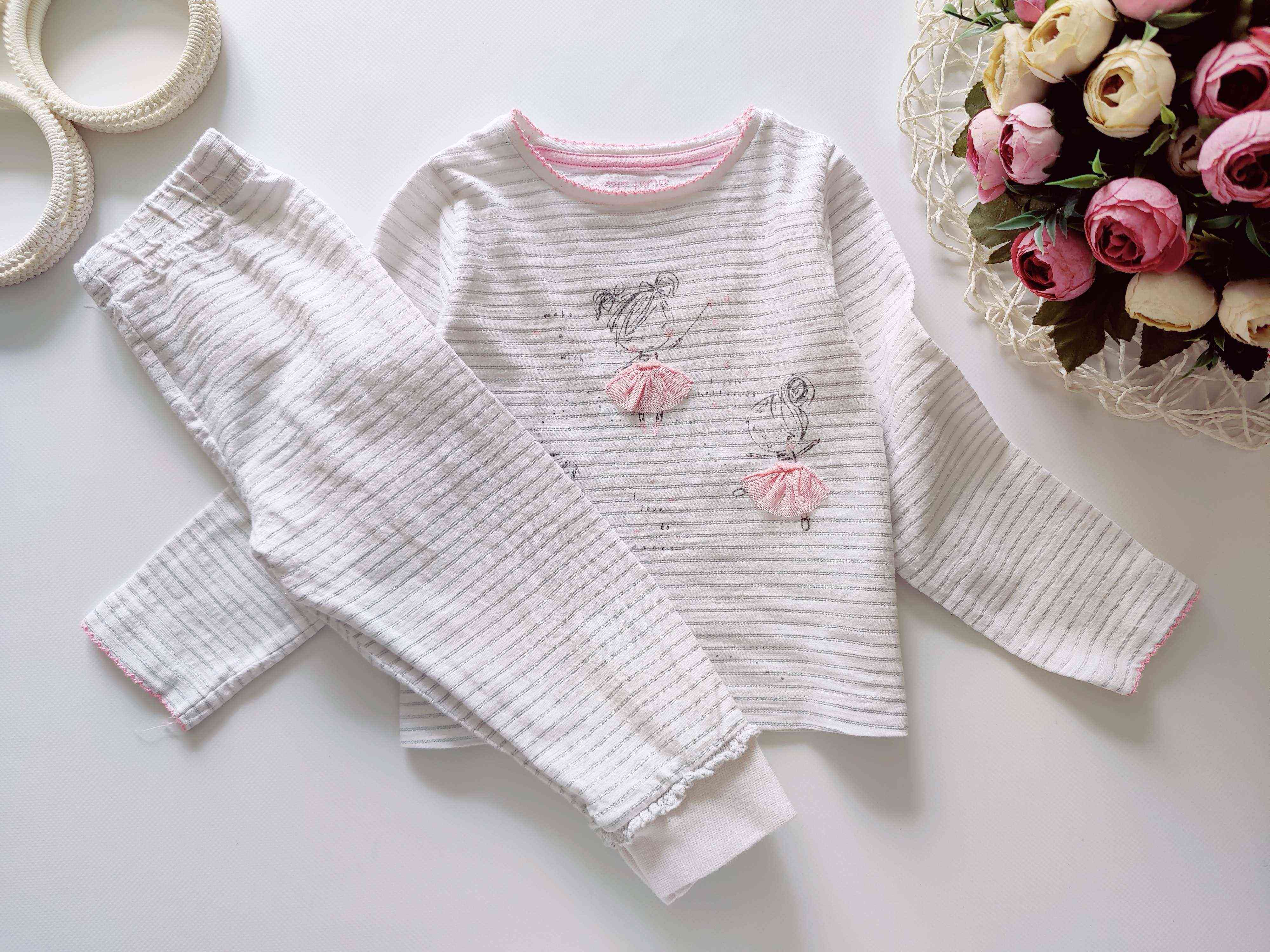 1,5,2 года, рост 92 Пижама для девочки