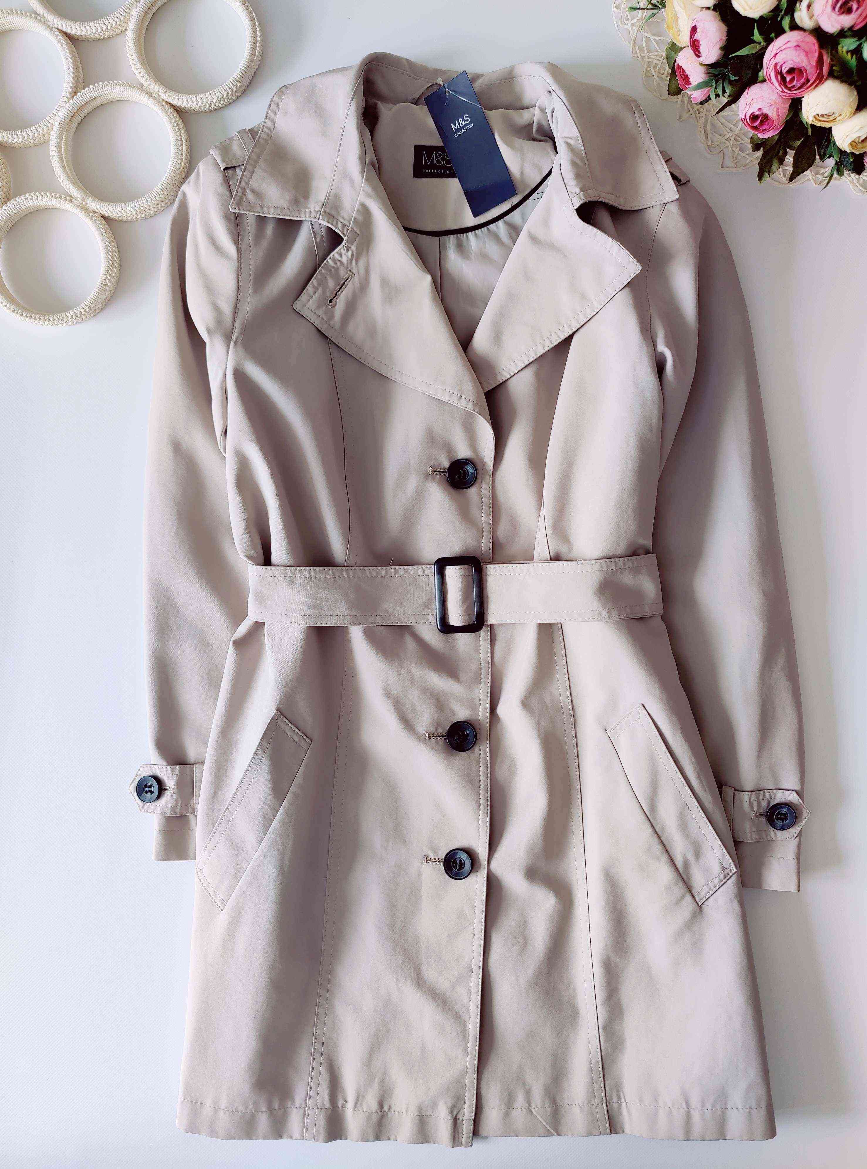 14\42 Новий жіночий бежевий тренч \ плащ