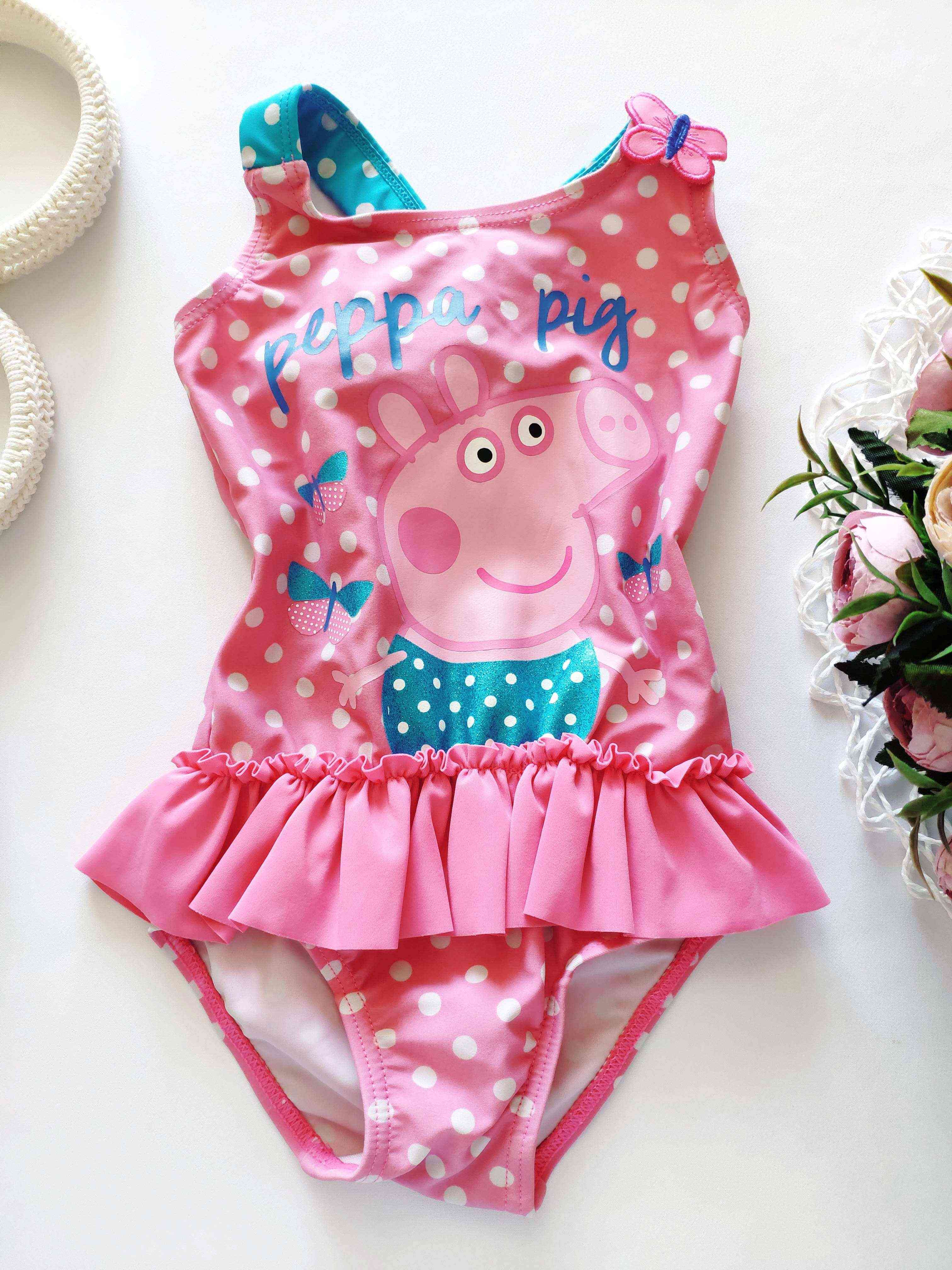 9\12 мес, рост 74\80 Свинка Пеппа Купальник для девочки