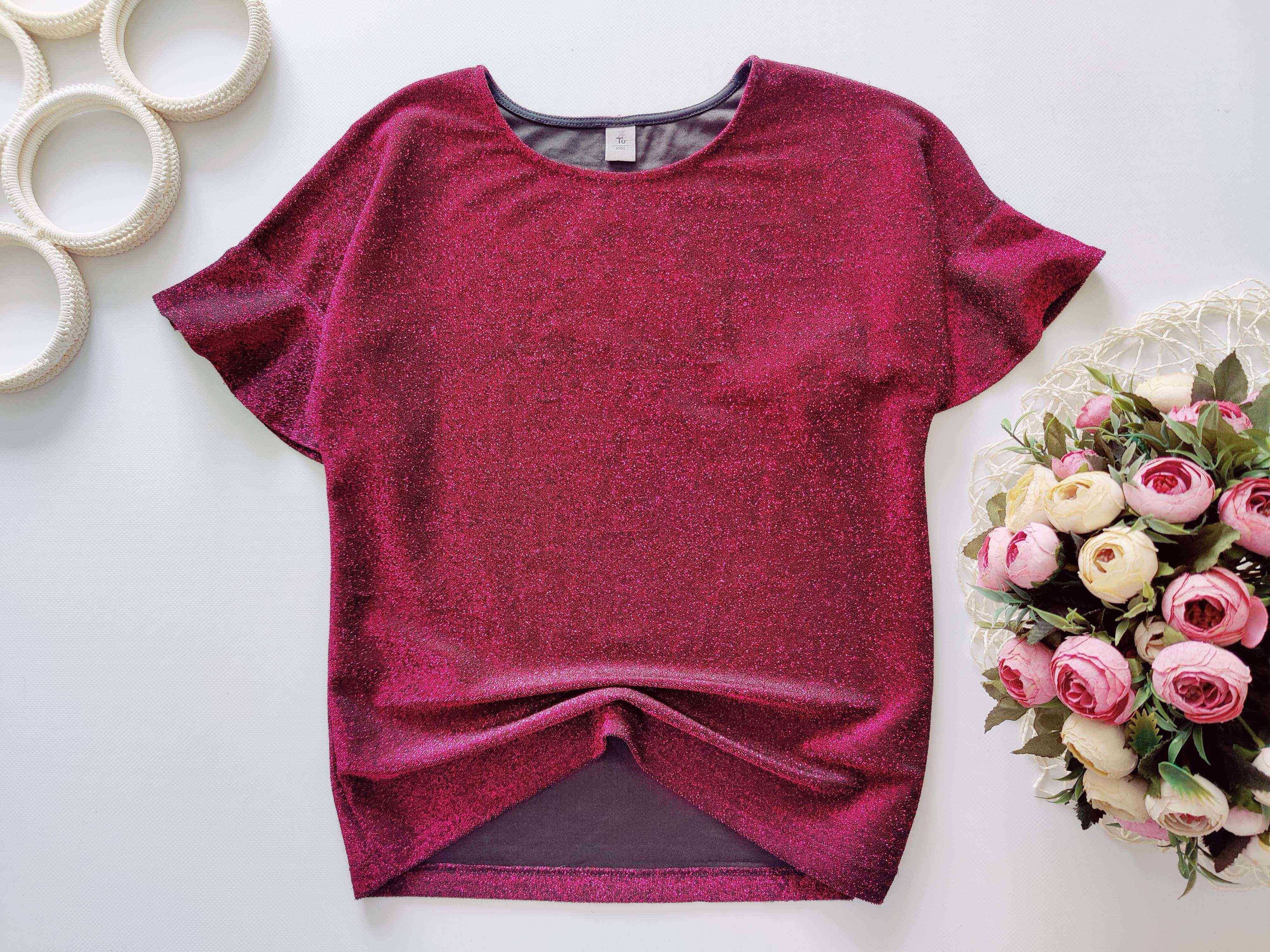 10 років, зріст 140 Блискуча футболка