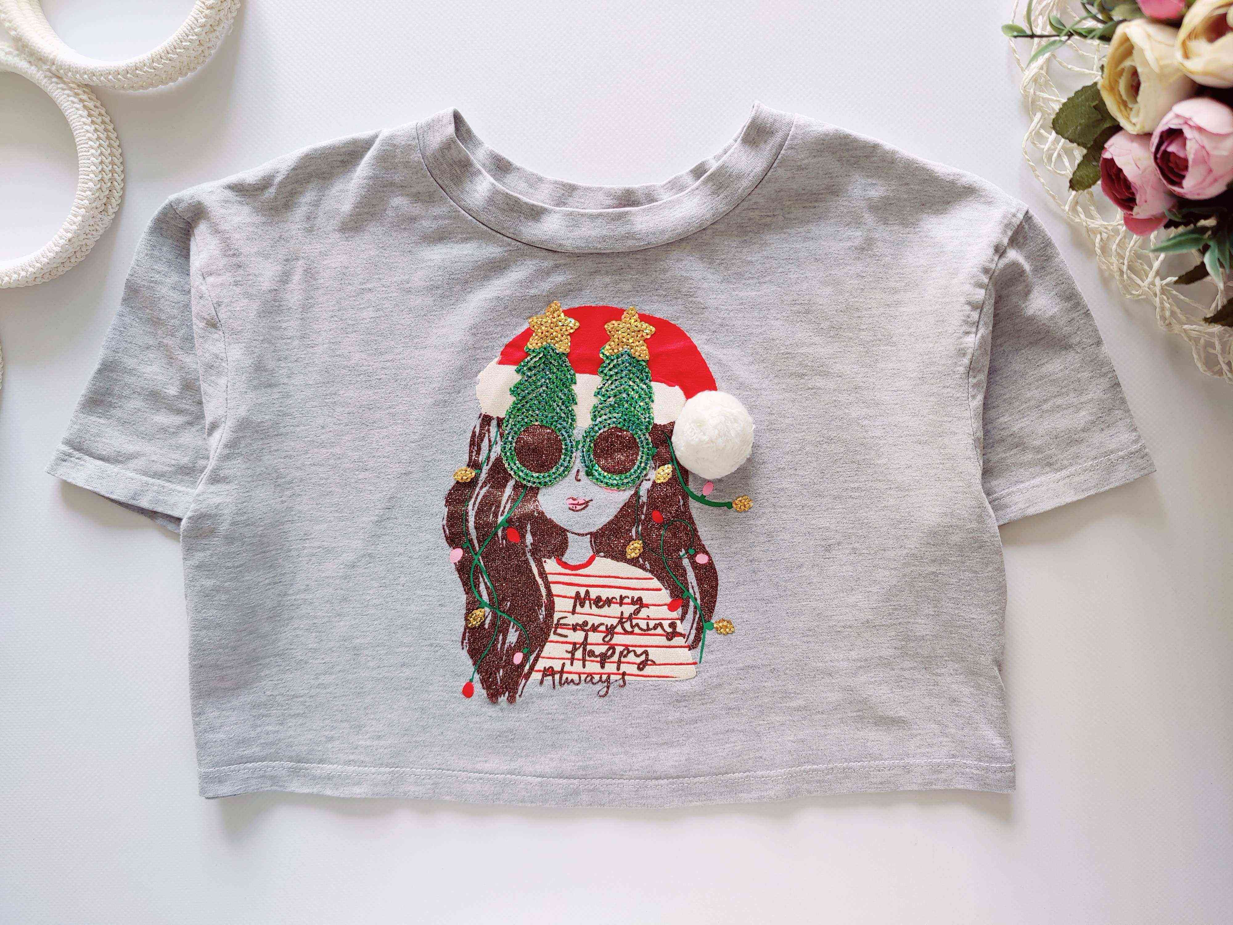 6,7 лет, рост 116,122 Новогодний топ