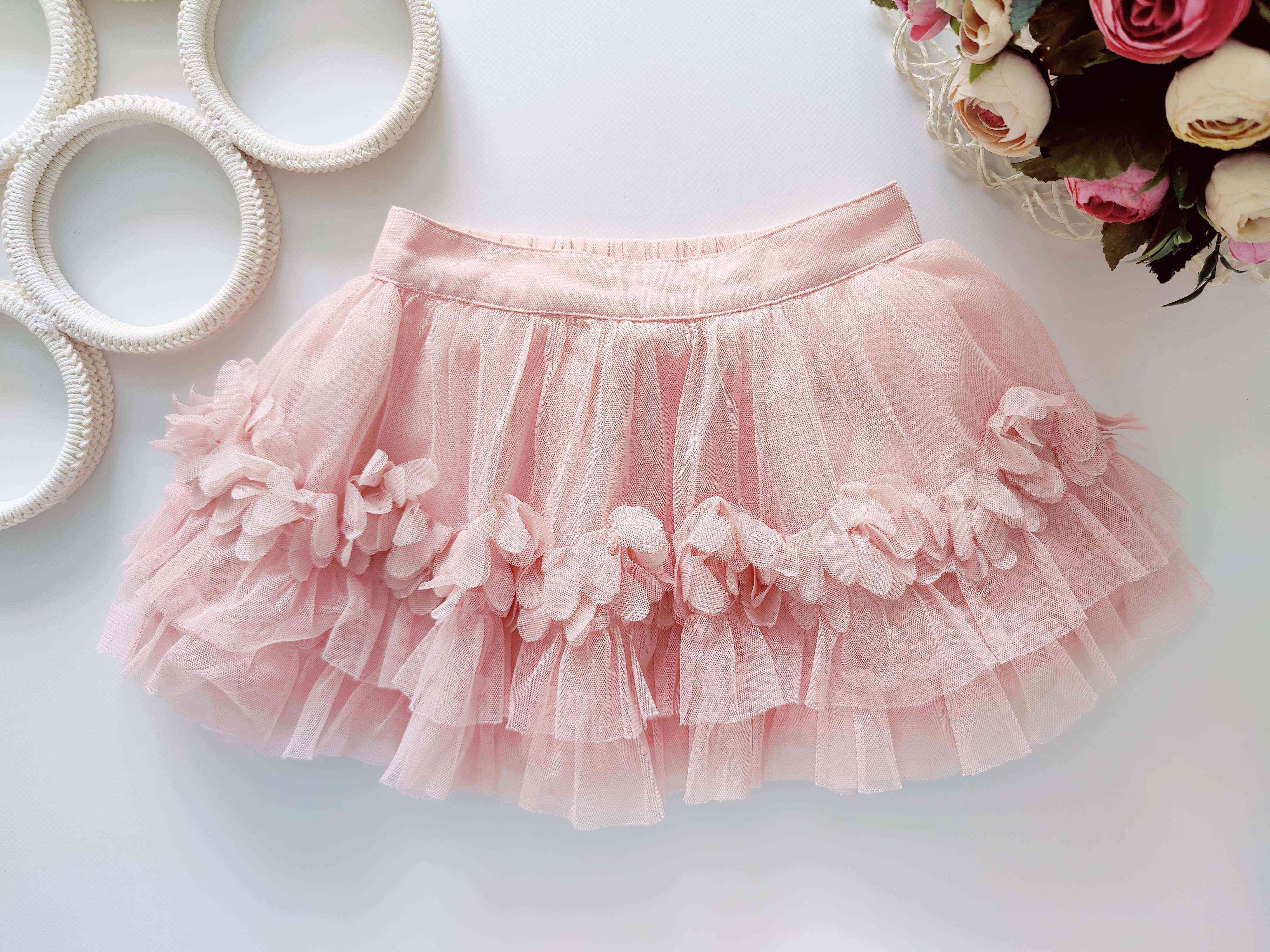 12,18 міс, зріст 80,86 Красива фатинова спідниця