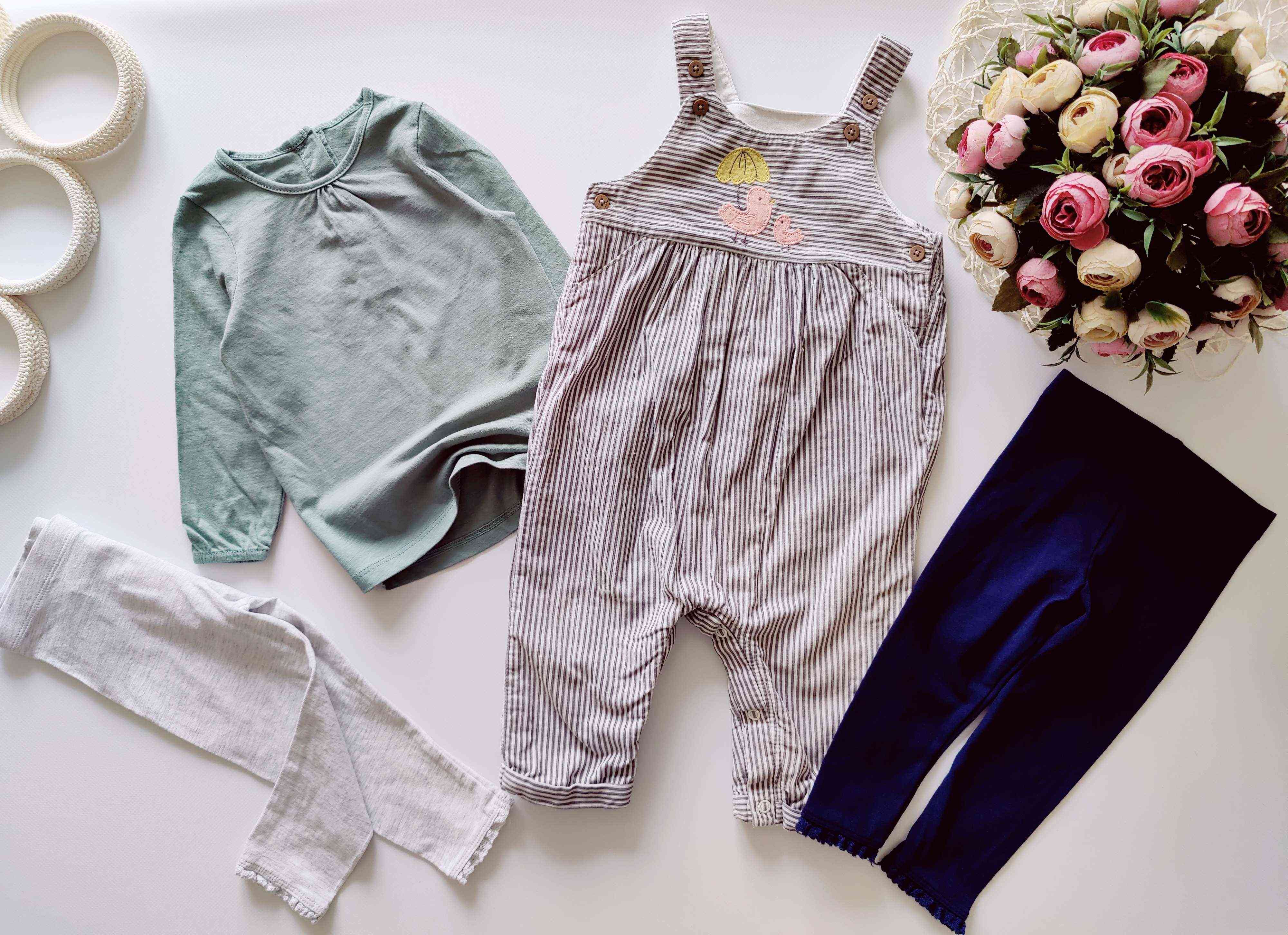 9,12 міс, зріст 74,80 Утеплений ромпер, реглан та двоє лосин