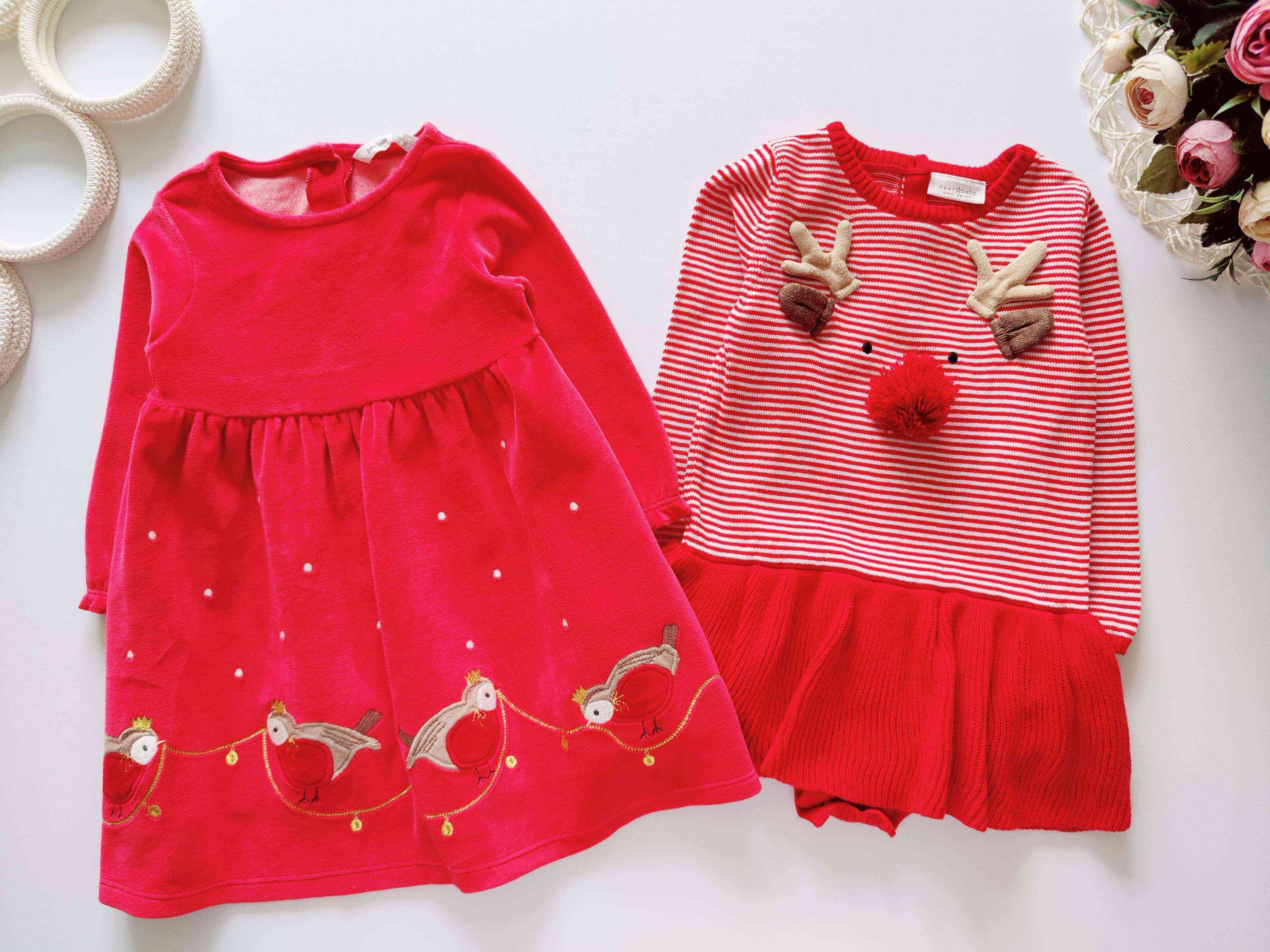 9,12 міс, зріст 74,80 Новорічні сукні для дівчинки