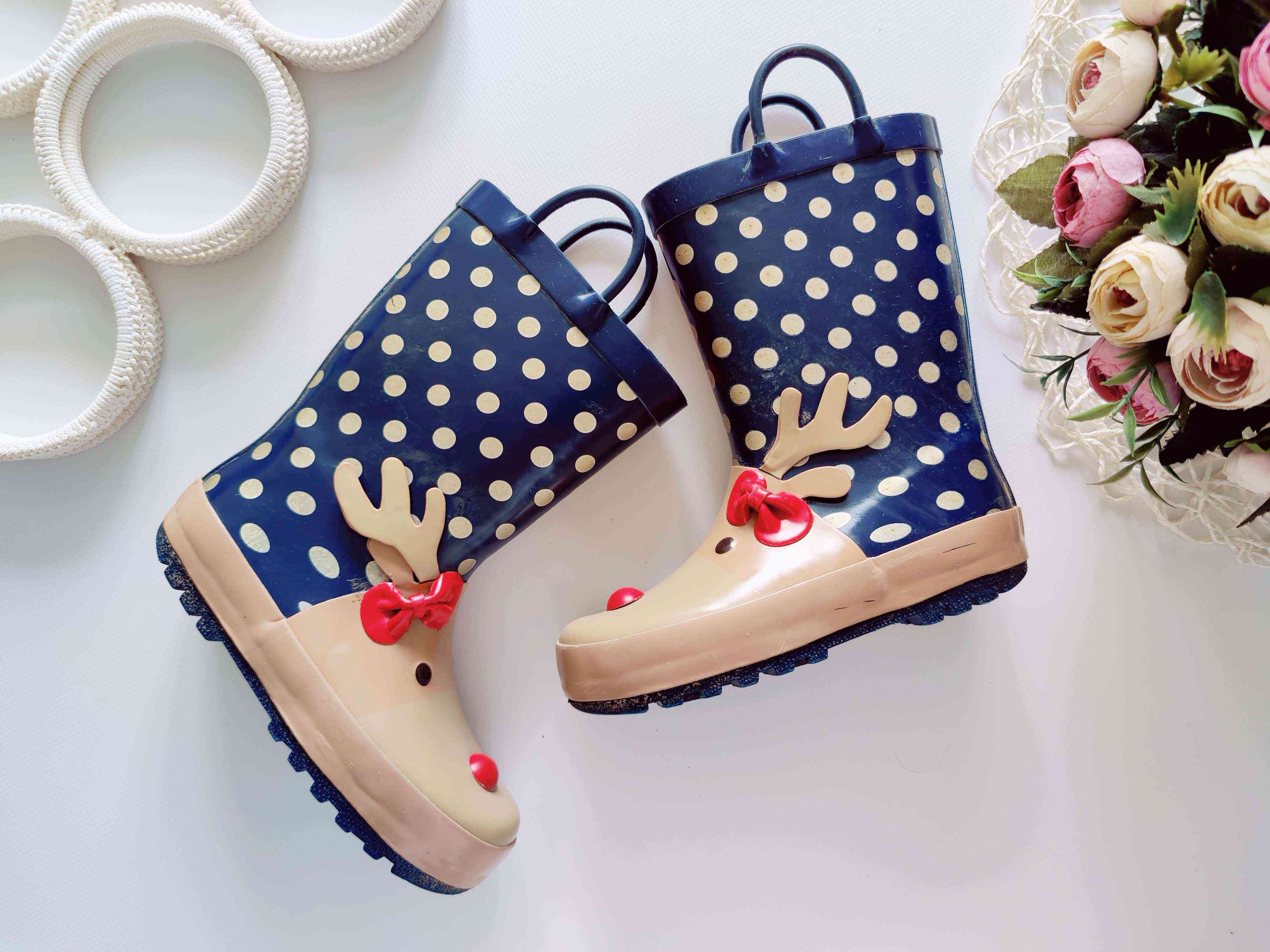 28 (18,5 см) Резиновые сапоги для девочки