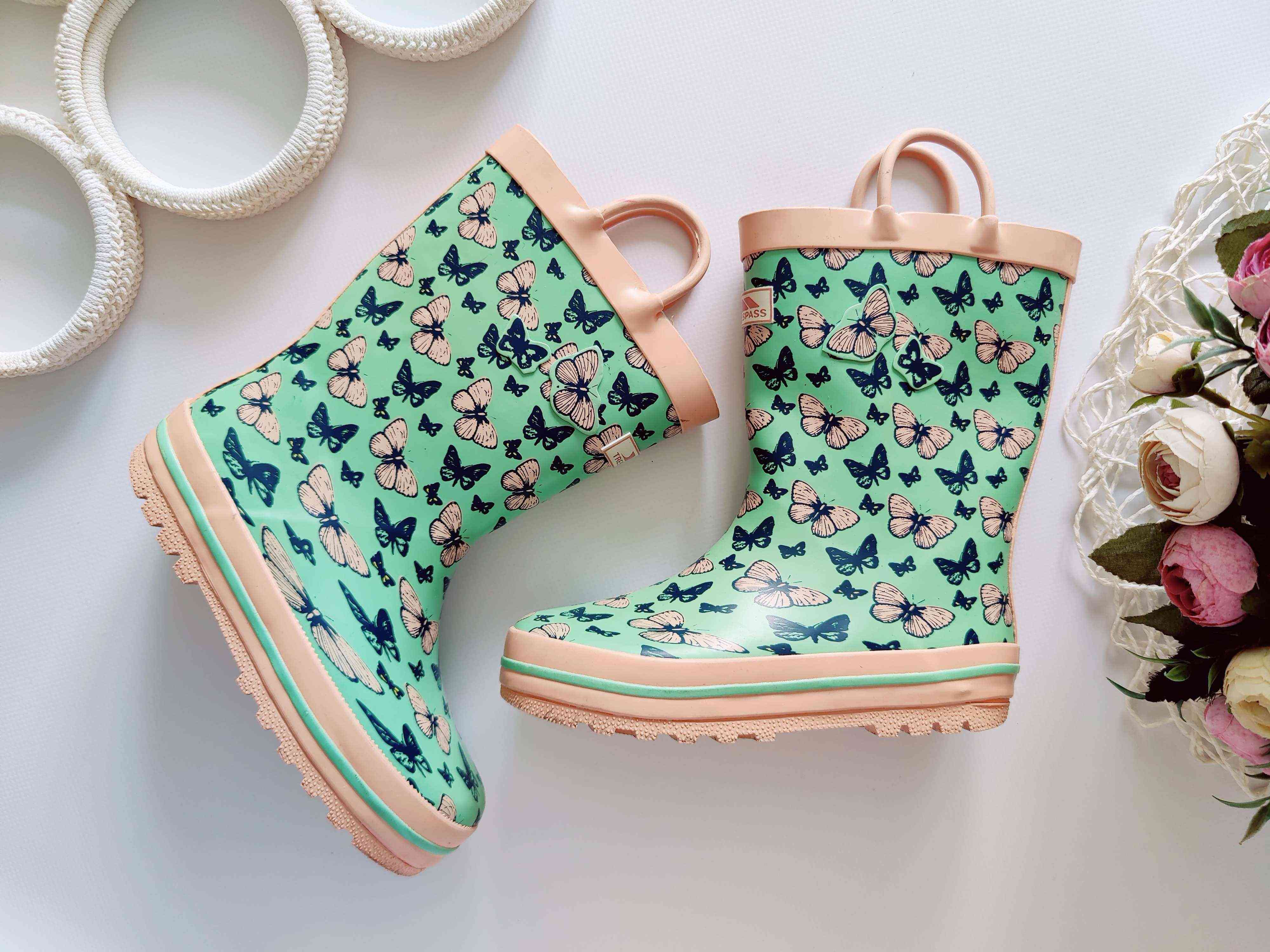 29 (19 см) Гумові чоботи в метеликах